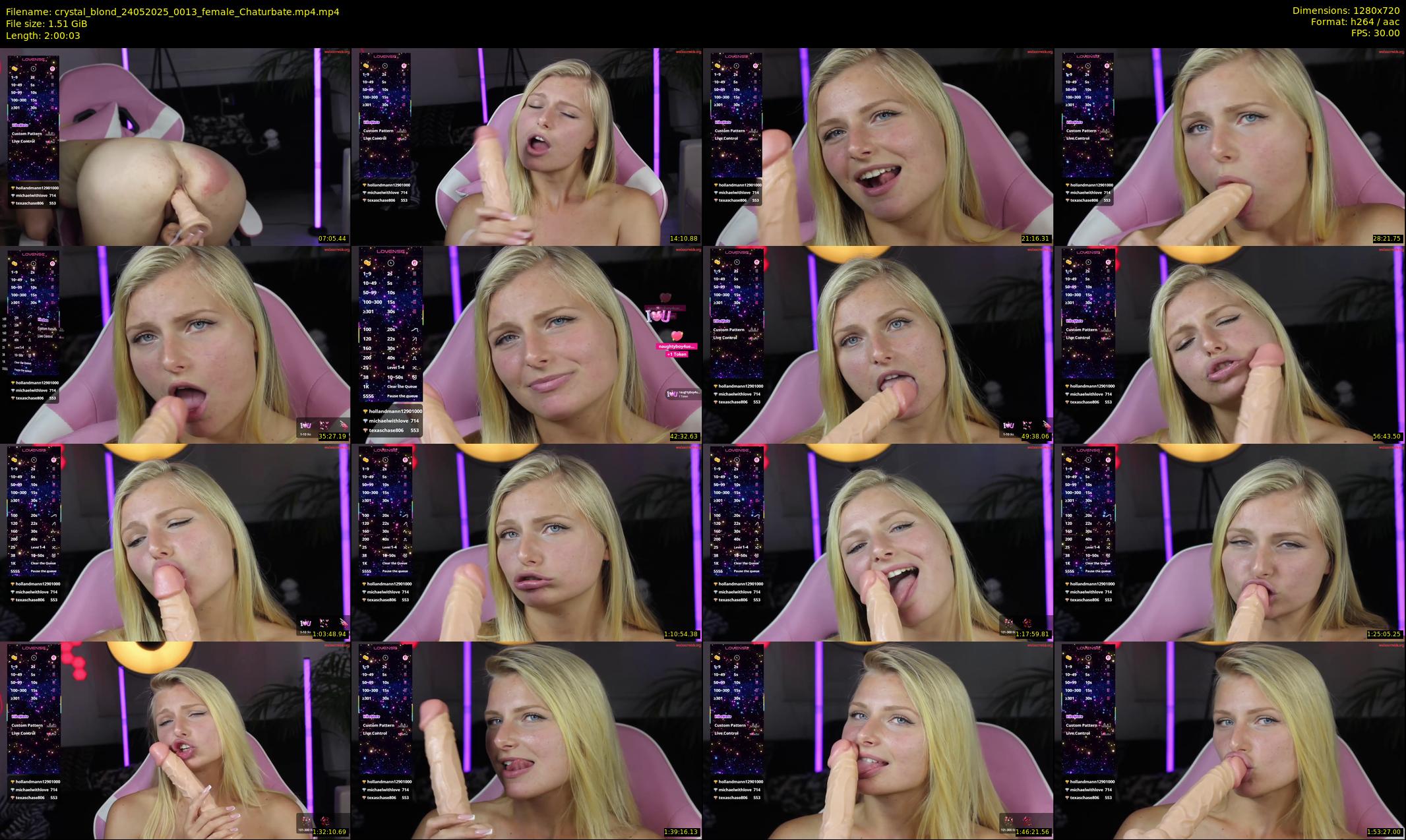 crystal_blond — 121 minute Chaturbate female cam show recording, 720p, May 24, 2025