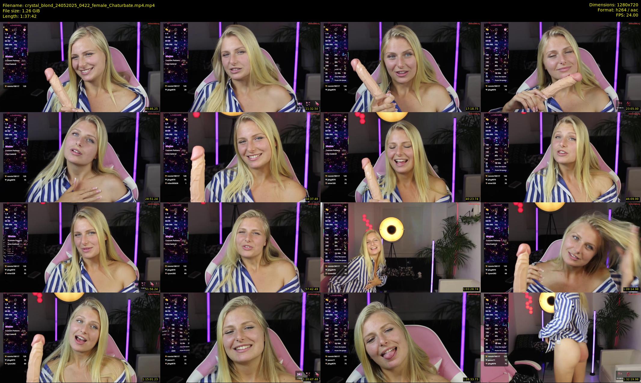 crystal_blond — 98 minute Chaturbate female cam show recording, 720p, May 24, 2025