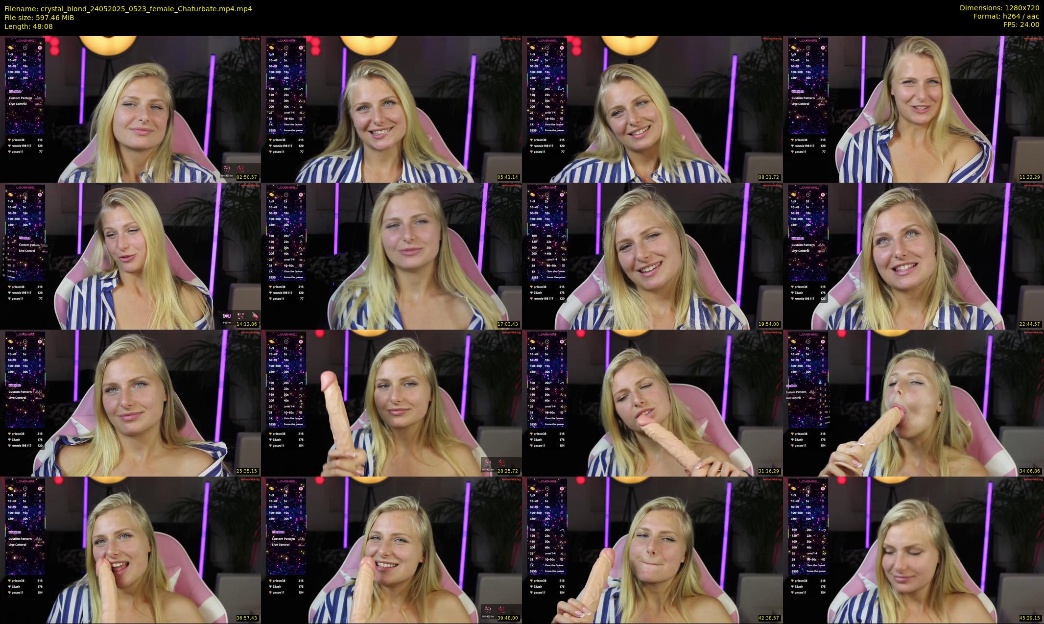 crystal_blond — 49 minute Chaturbate female cam show recording, 720p, May 24, 2025