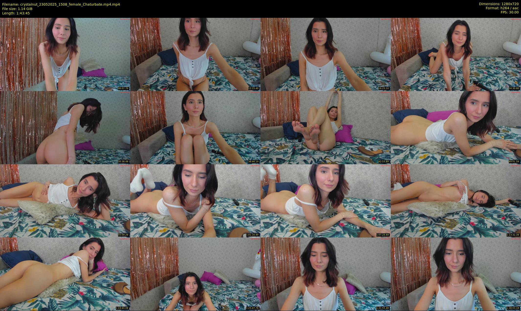 crystalnut — 104 minute Chaturbate female cam show recording, 720p, May 23, 2025