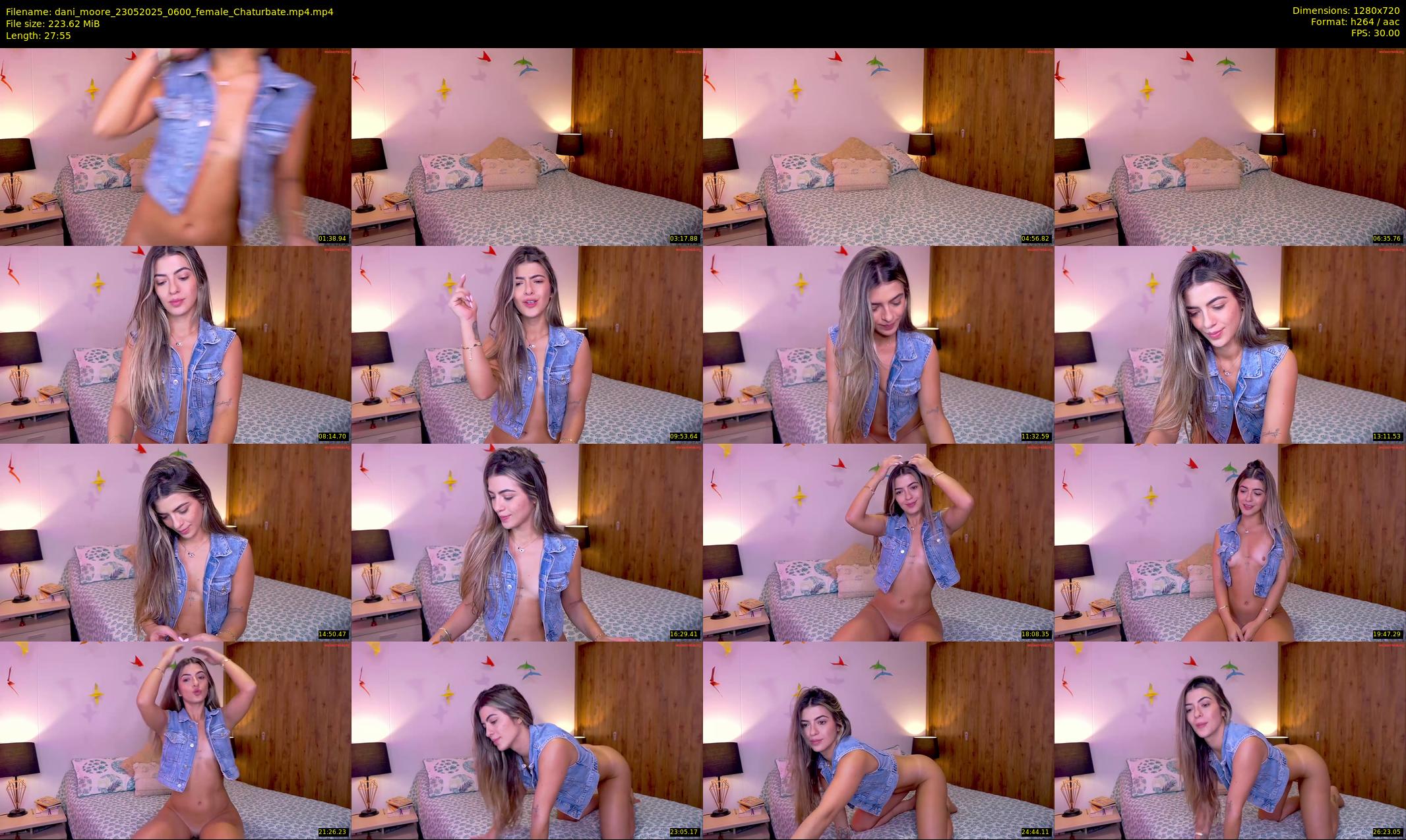 dani_moore — 28 minute Chaturbate female cam show recording, 720p, May 23, 2025