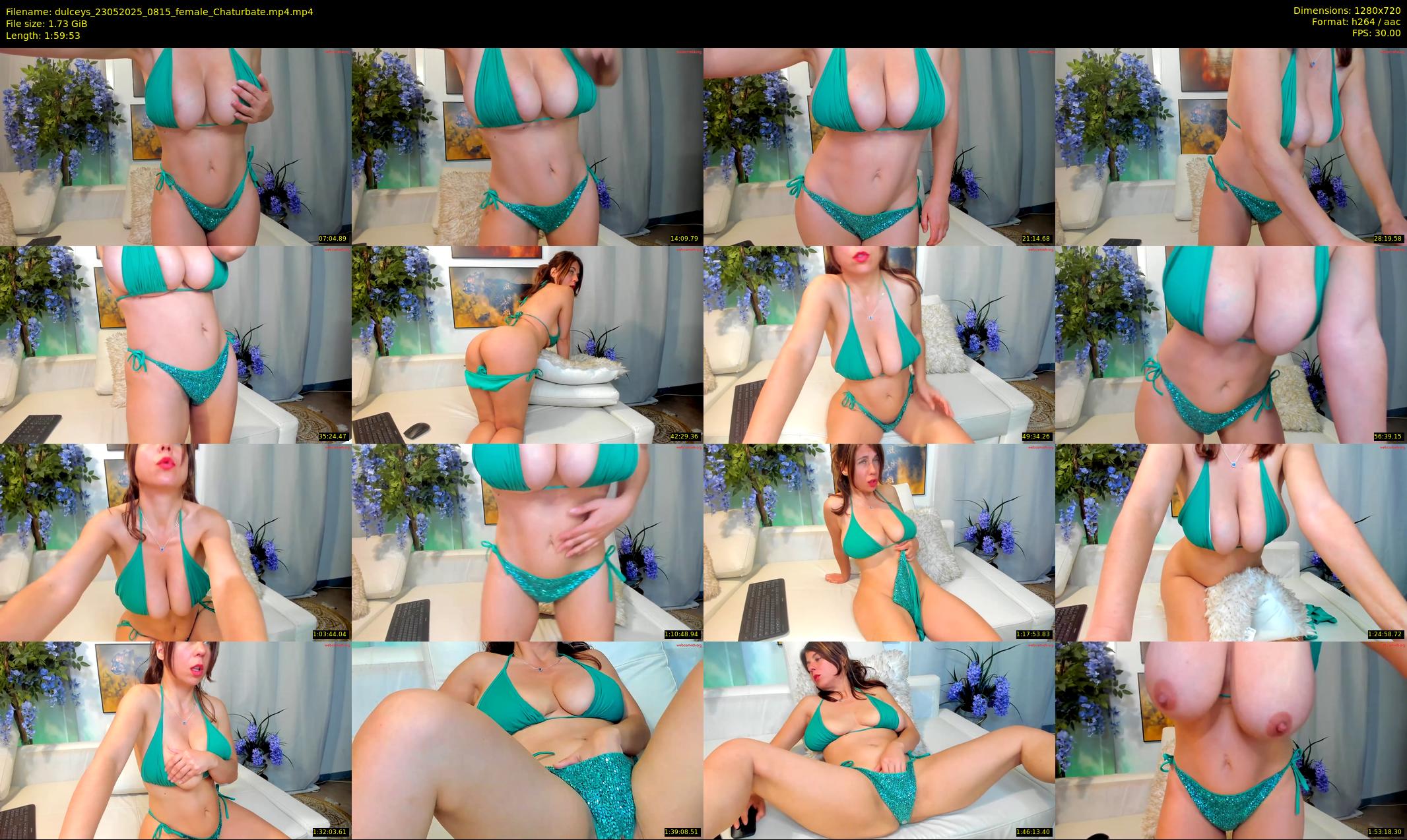 dulceys — 120 minute Chaturbate female cam show recording, 720p, May 23, 2025
