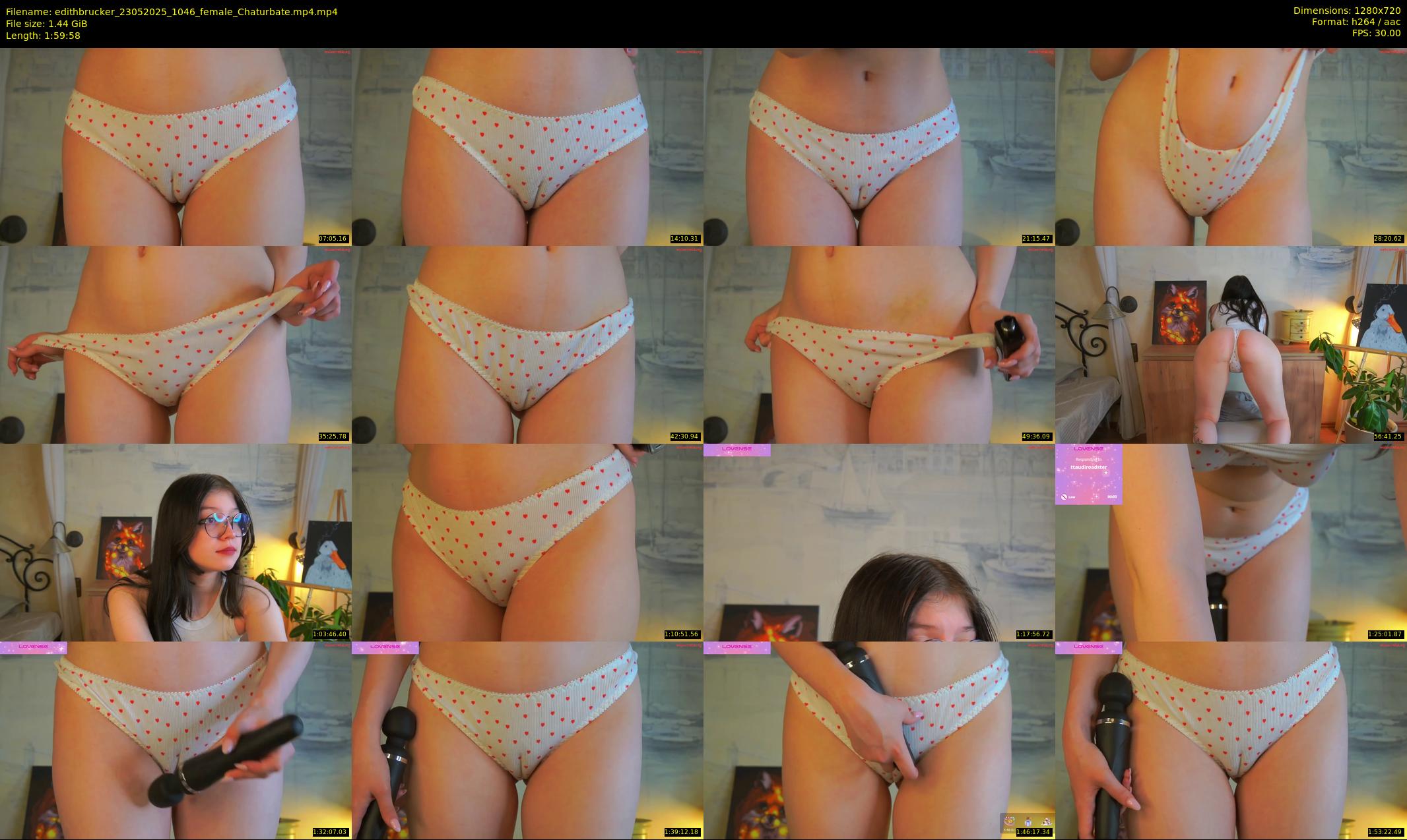 edithbrucker — 120 minute Chaturbate female cam show recording, 720p, May 23, 2025