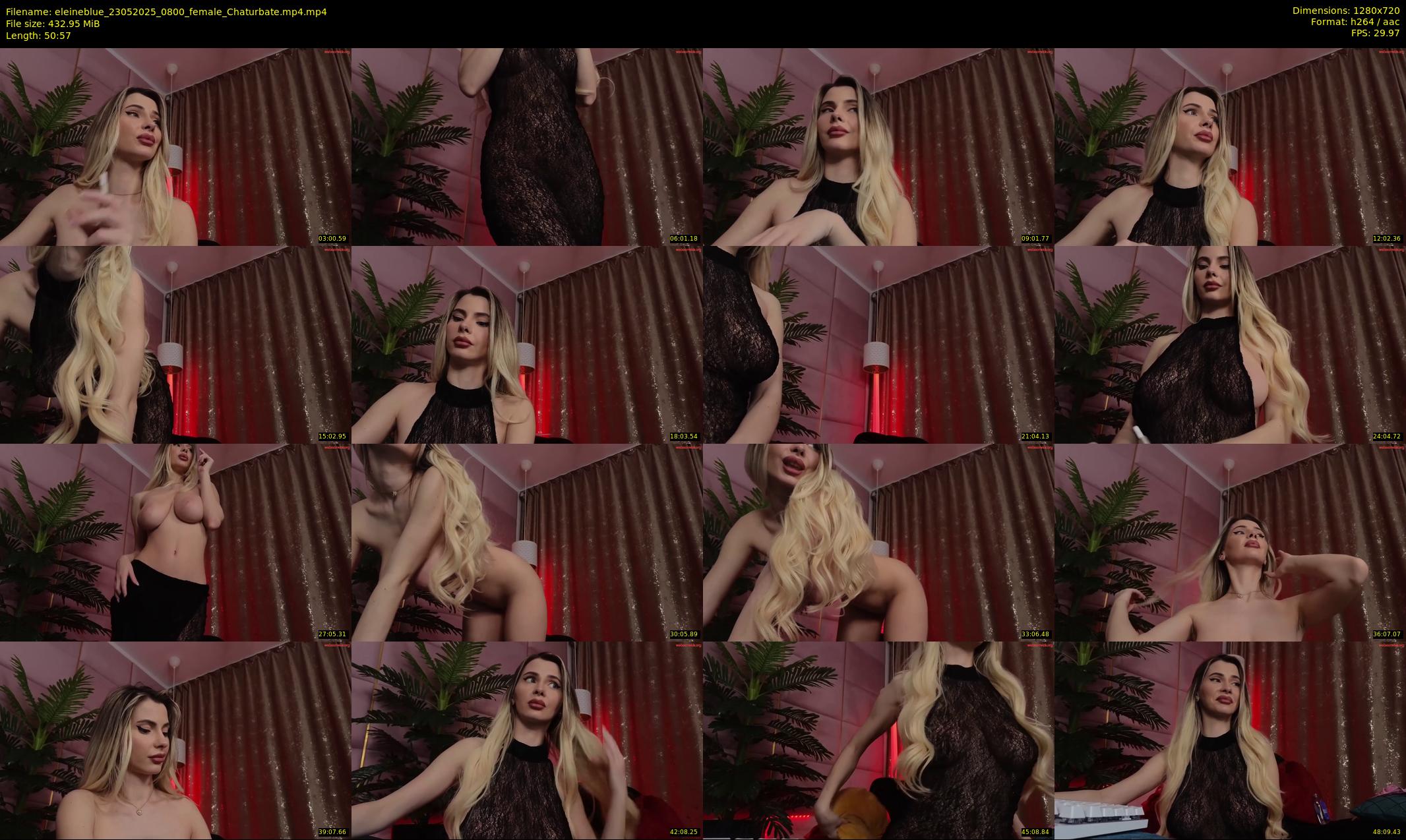 eleineblue — 51 minute Chaturbate female cam show recording, 720p, May 23, 2025