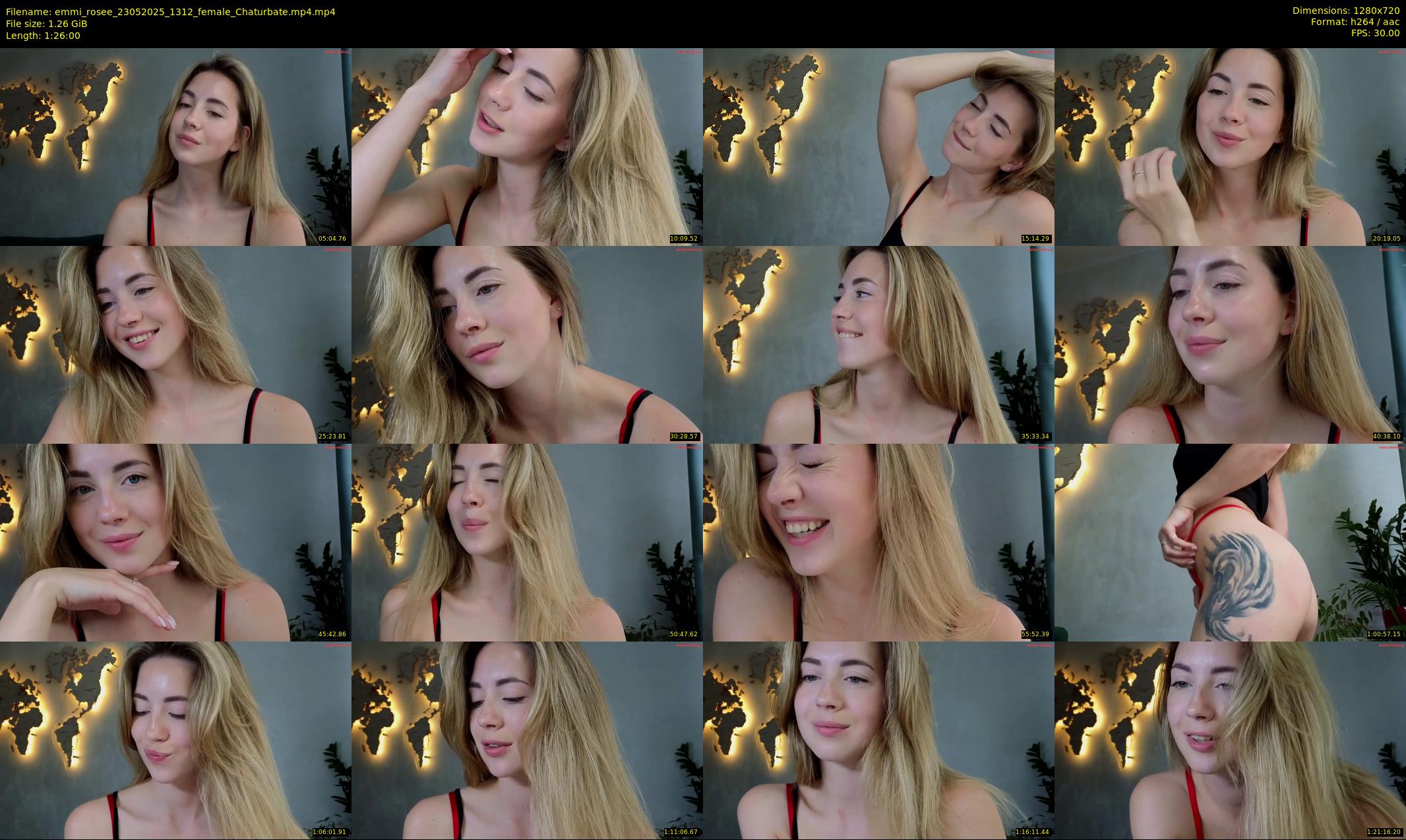 emmi_rosee — 86 minute Chaturbate female cam show recording, 720p, May 23, 2025