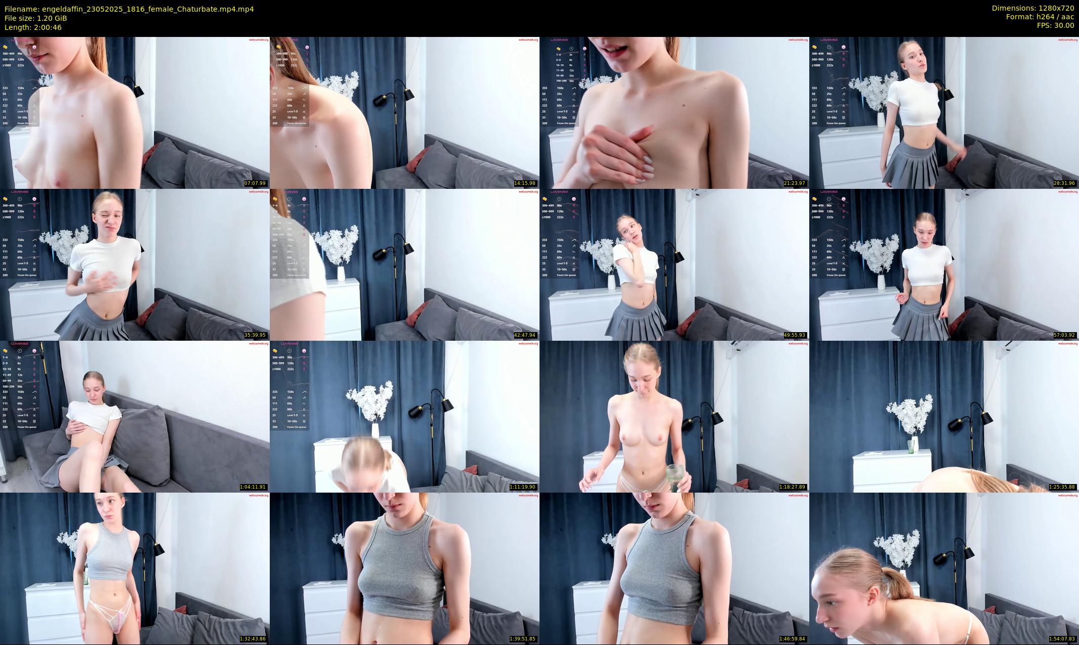 engeldaffin — 121 minute Chaturbate female cam show recording, 720p, May 23, 2025