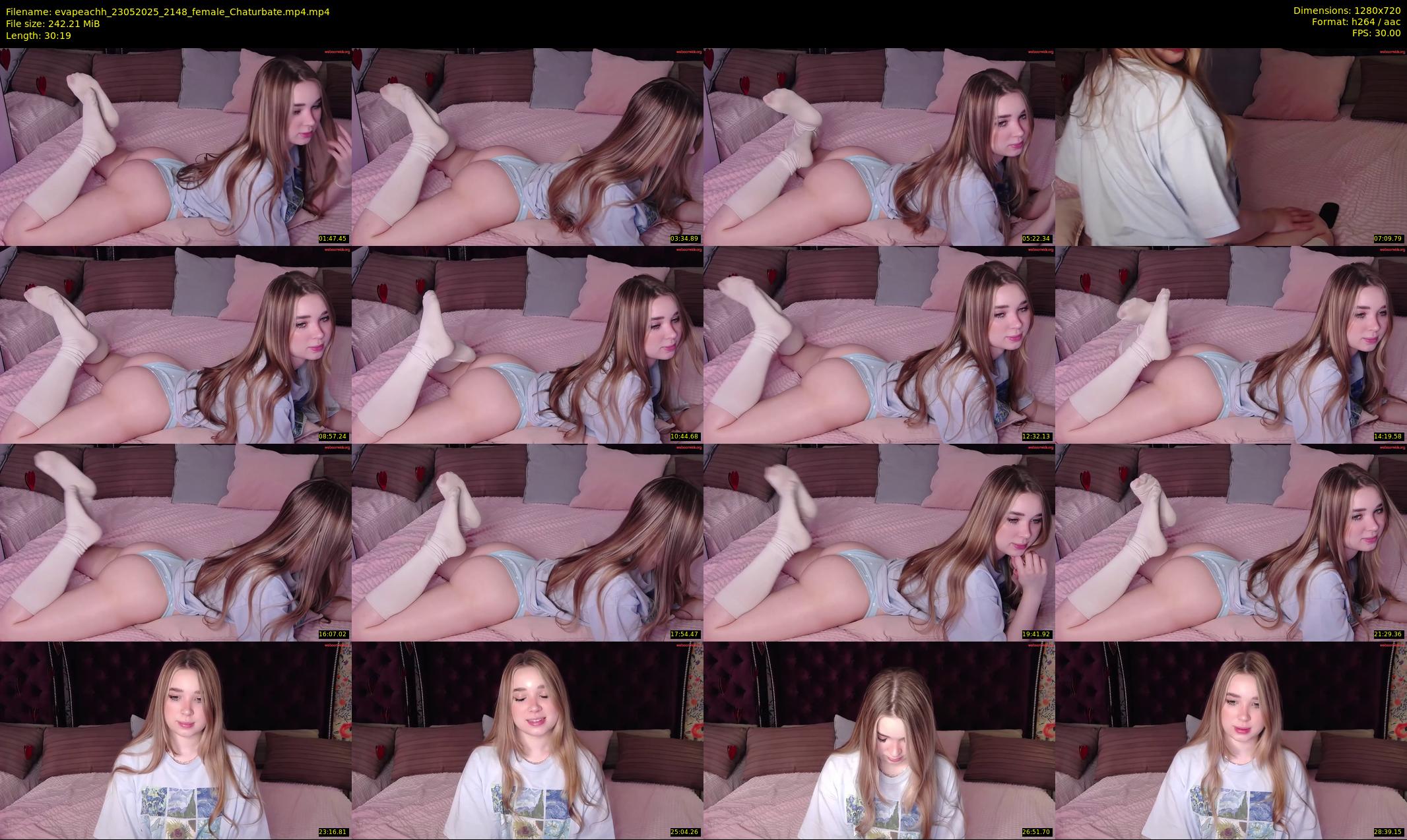 evapeachh — 31 minute Chaturbate female cam show recording, 720p, May 23, 2025