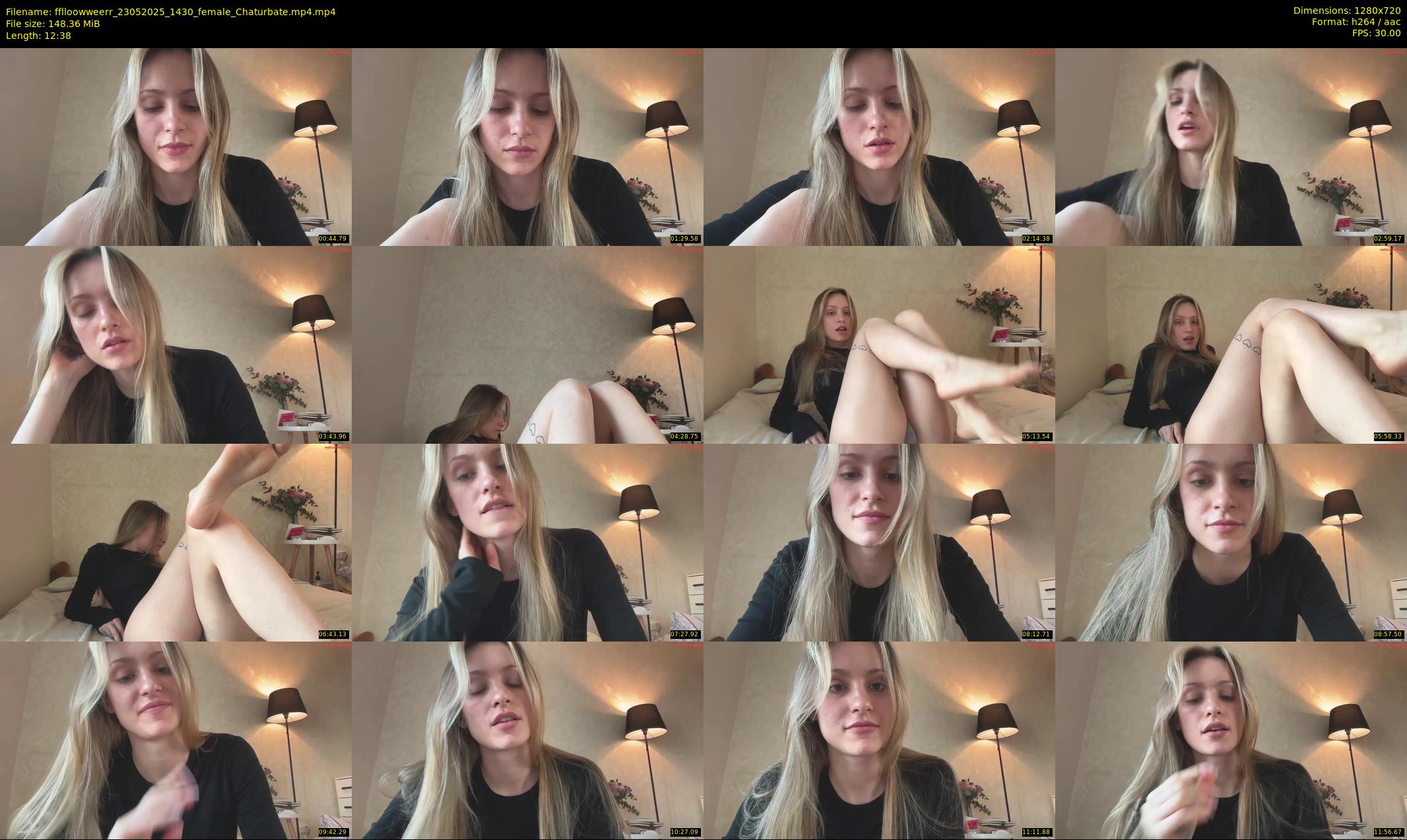 fflloowweerr — 13 minute Chaturbate couple cam show recording, 720p, May 23, 2025