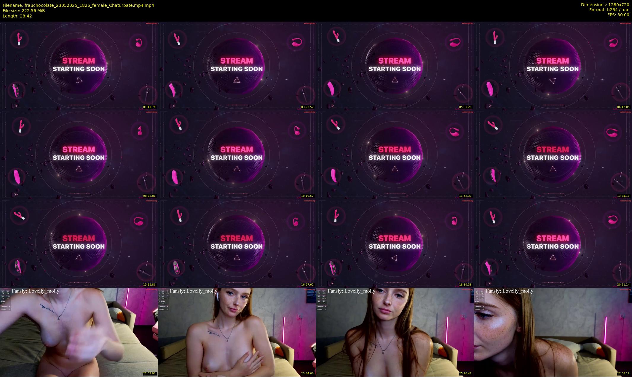 frauchocolate — 29 minute Chaturbate female cam show recording, 720p, May 23, 2025