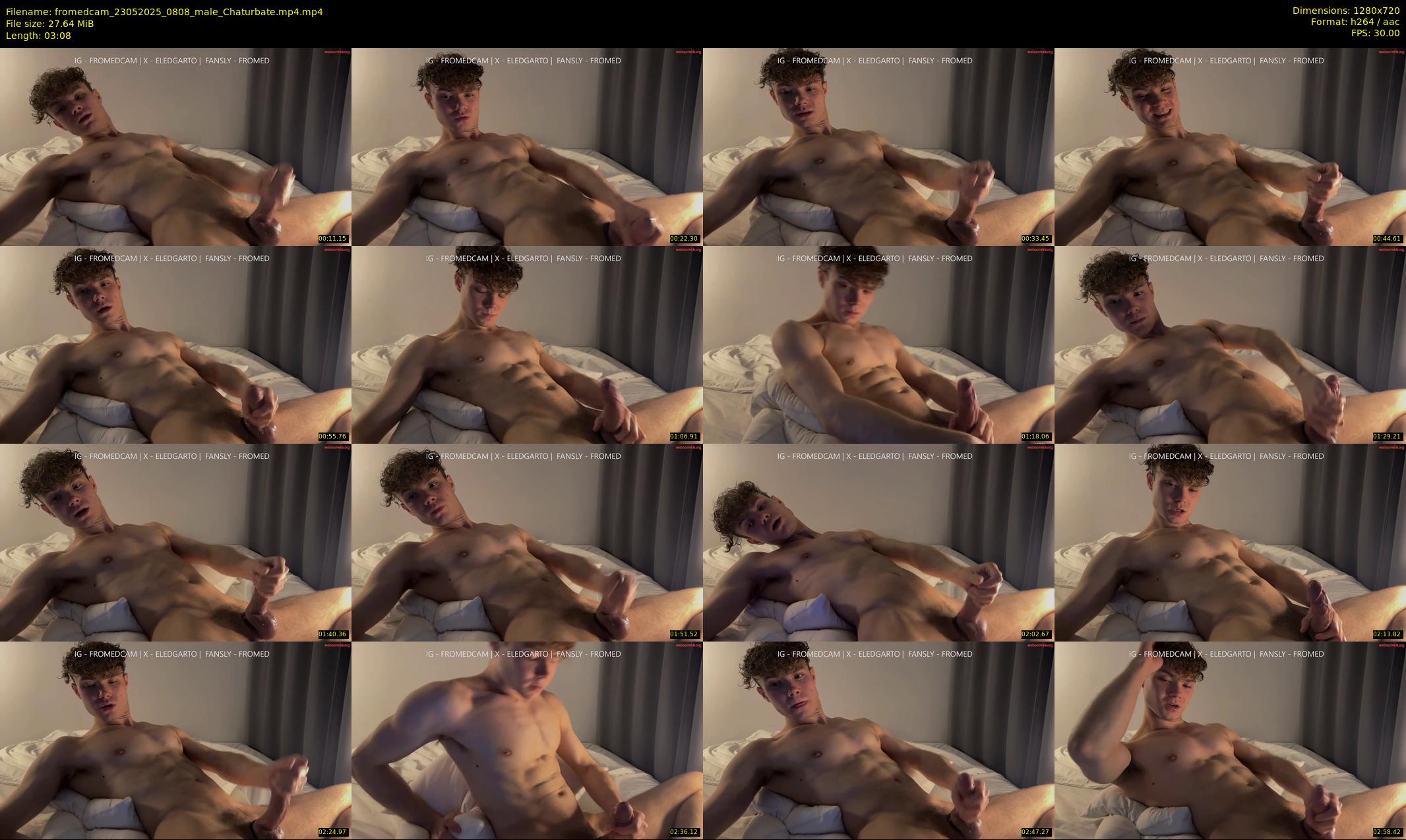 fromedcam — 4 minute Chaturbate male cam show recording, 720p, May 23, 2025