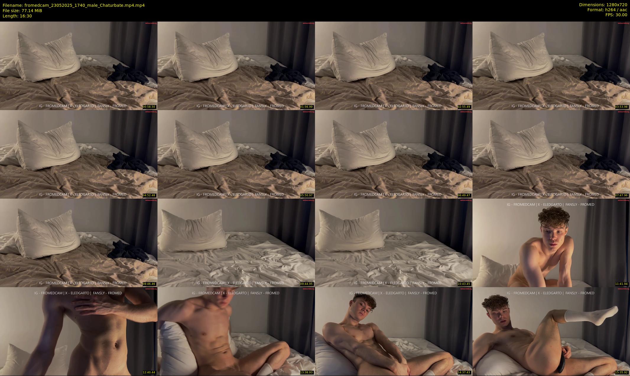 fromedcam — 17 minute Chaturbate male cam show recording, 720p, May 23, 2025