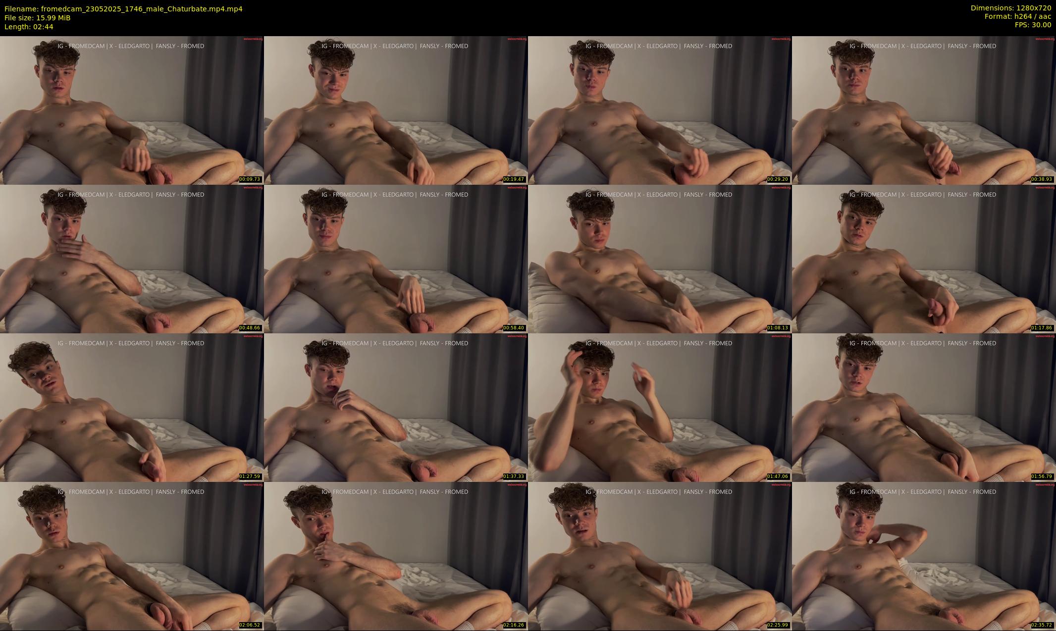 fromedcam — 3 minute Chaturbate male cam show recording, 720p, May 23, 2025