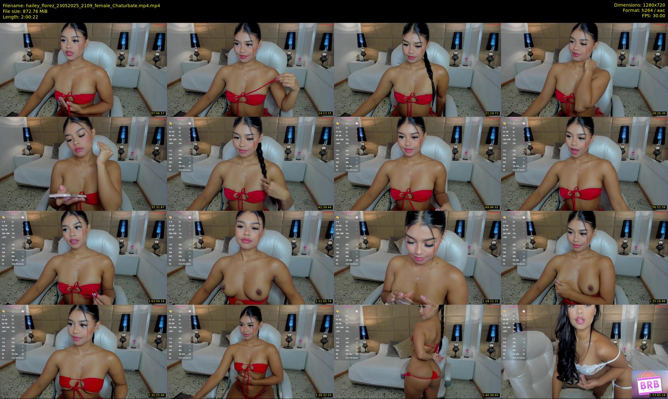 hailey_florez — 121 minute Chaturbate female cam show recording, 720p, May 23, 2025