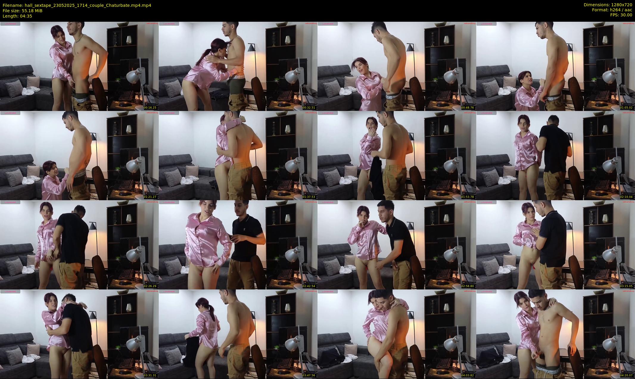 hall_sextape — 5 minute Chaturbate couple cam show recording, 720p, May 23, 2025