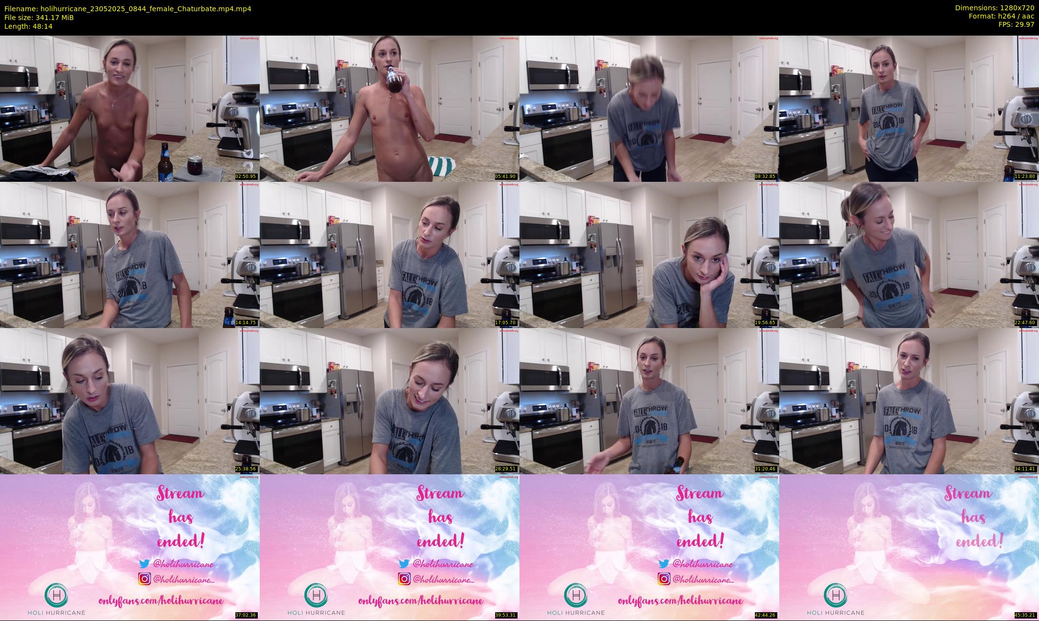holihurricane — 49 minute Chaturbate female cam show recording, 720p, May 23, 2025
