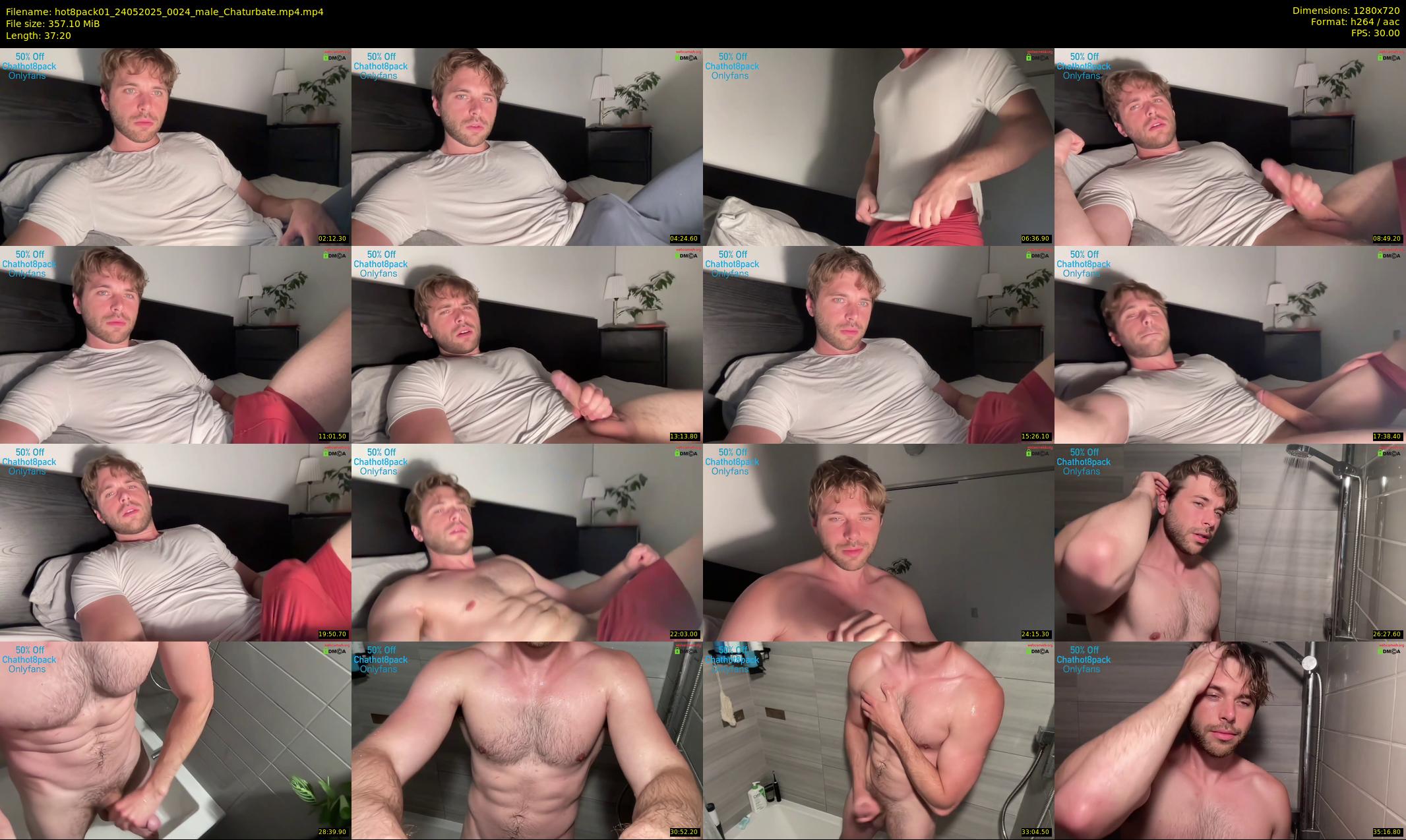 hot8pack01 — 38 minute Chaturbate male cam show recording, 720p, May 24, 2025