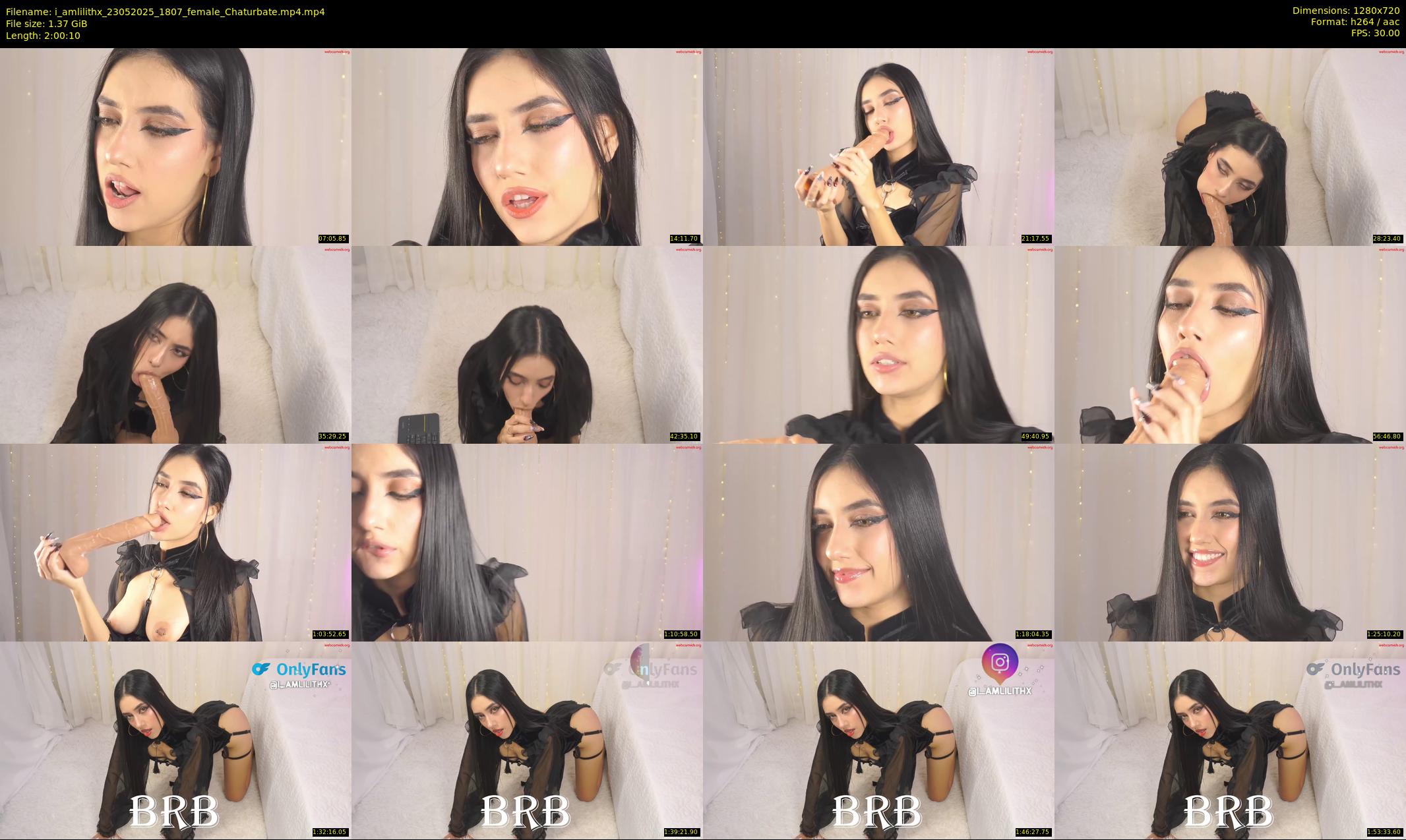 i_amlilithx — 121 minute Chaturbate female cam show recording, 720p, May 23, 2025