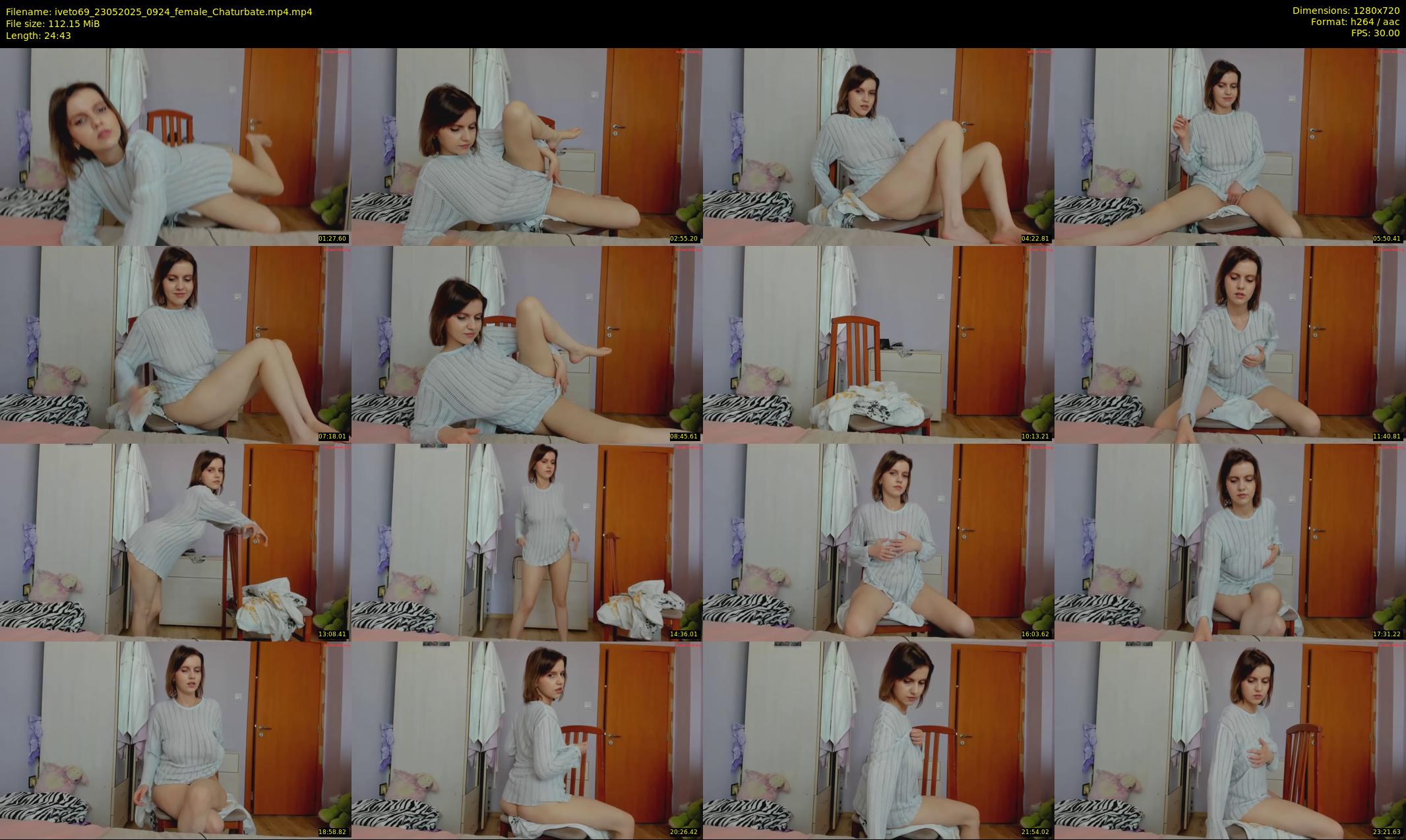 iveto69 — 25 minute Chaturbate female cam show recording, 720p, May 23, 2025
