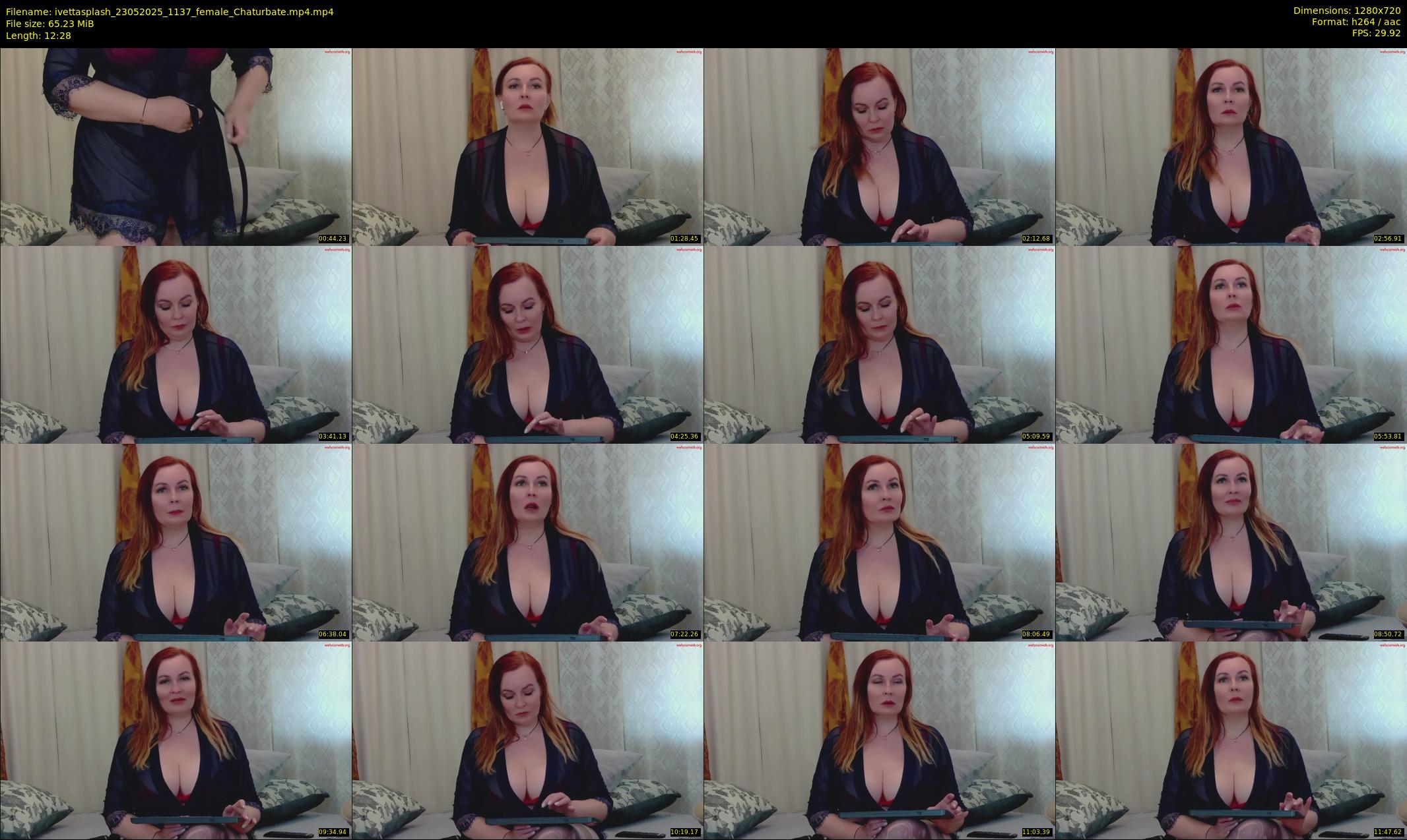 ivettasplash — 13 minute Chaturbate female cam show recording, 720p, May 23, 2025