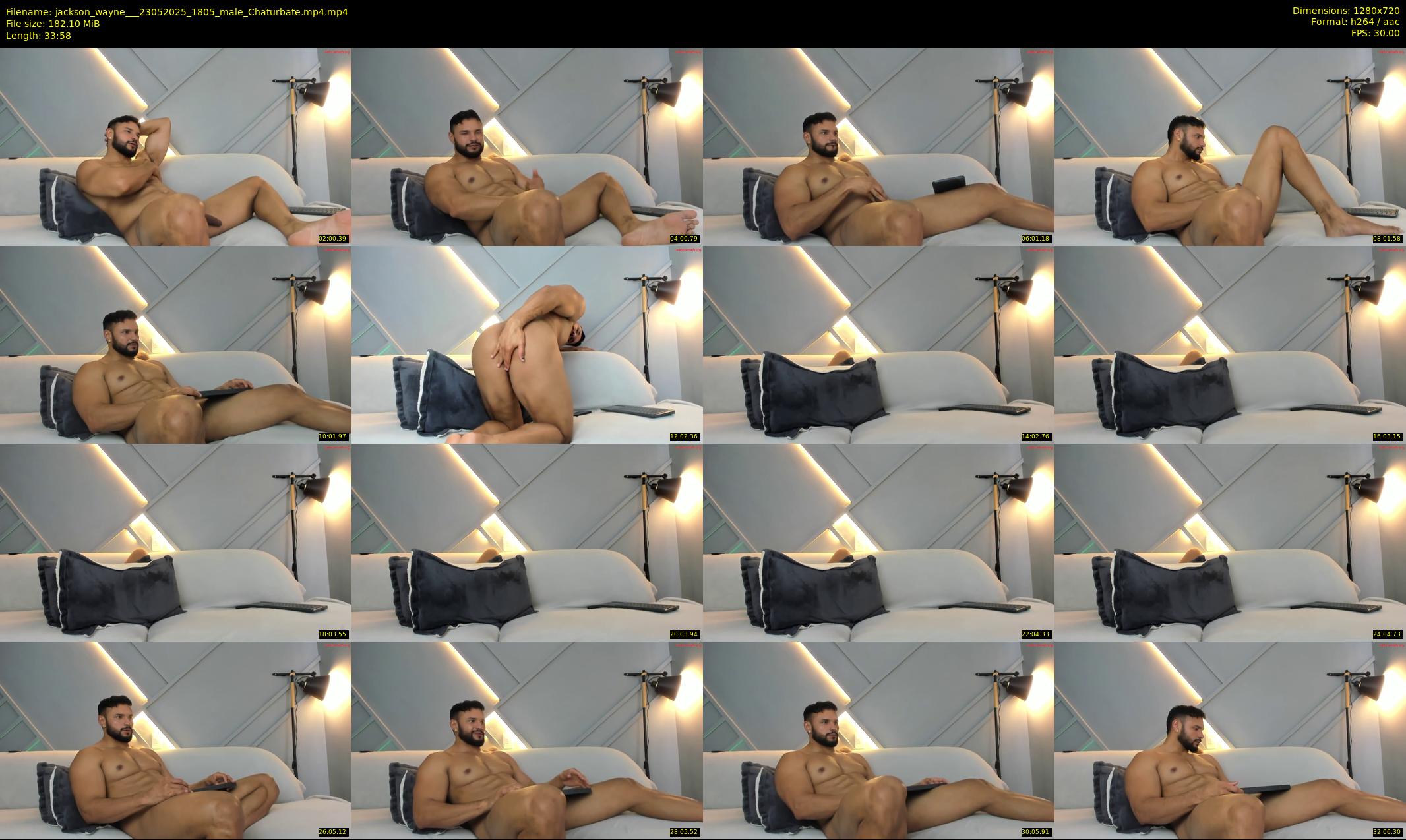 jackson_wayne__ — 34 minute Chaturbate male cam show recording, 720p, May 23, 2025