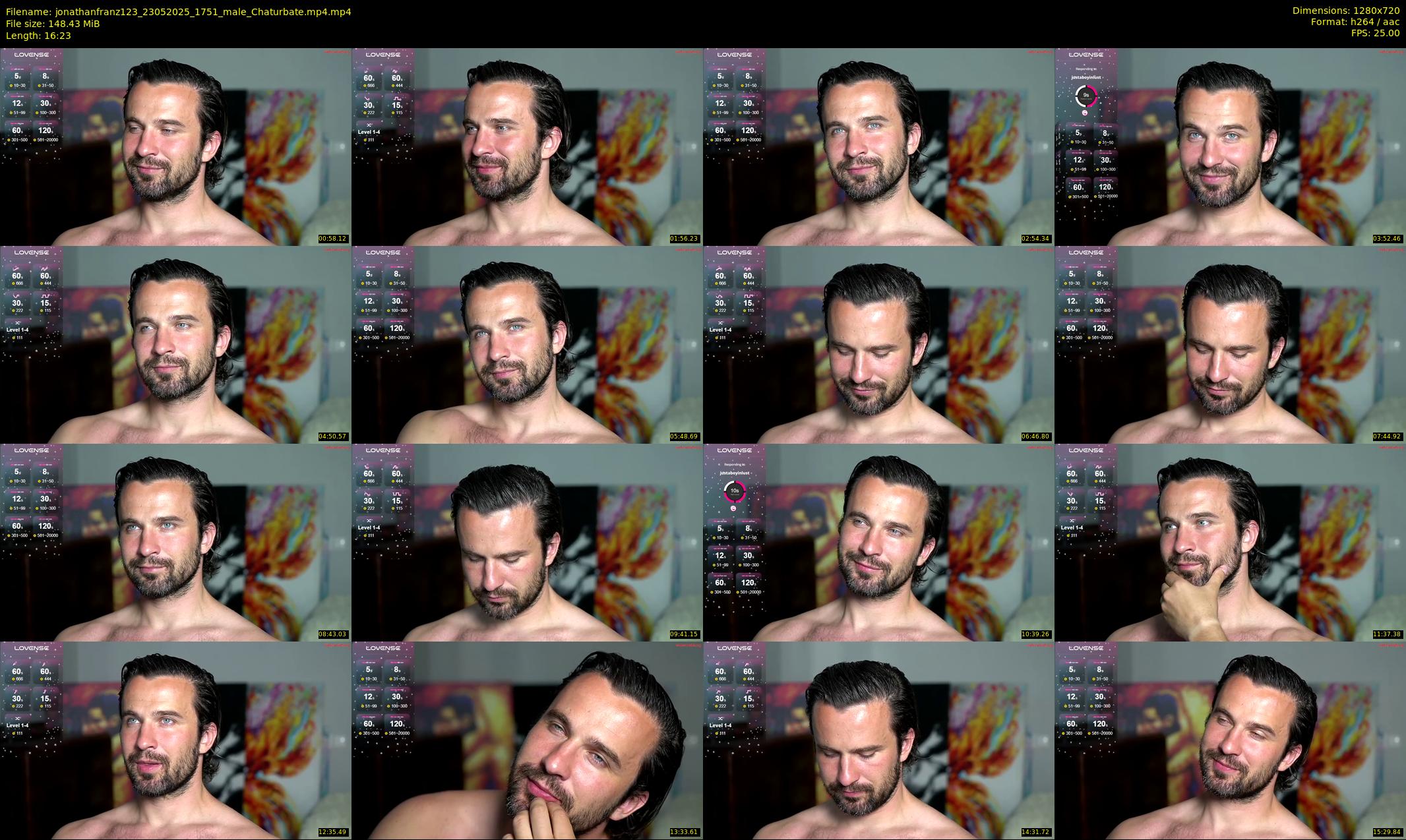 jonathanfranz123 — 17 minute Chaturbate male cam show recording, 720p, May 23, 2025