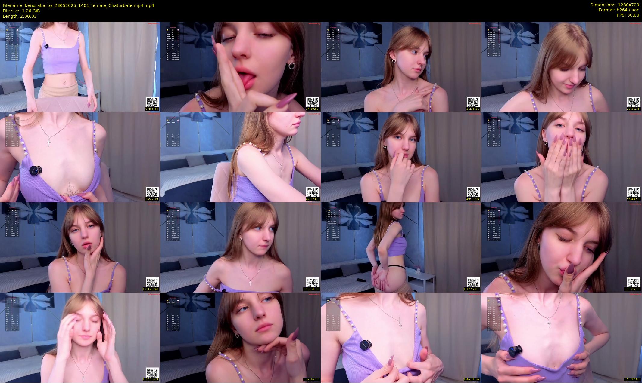 kendrabarby — 121 minute Chaturbate female cam show recording, 720p, May 23, 2025