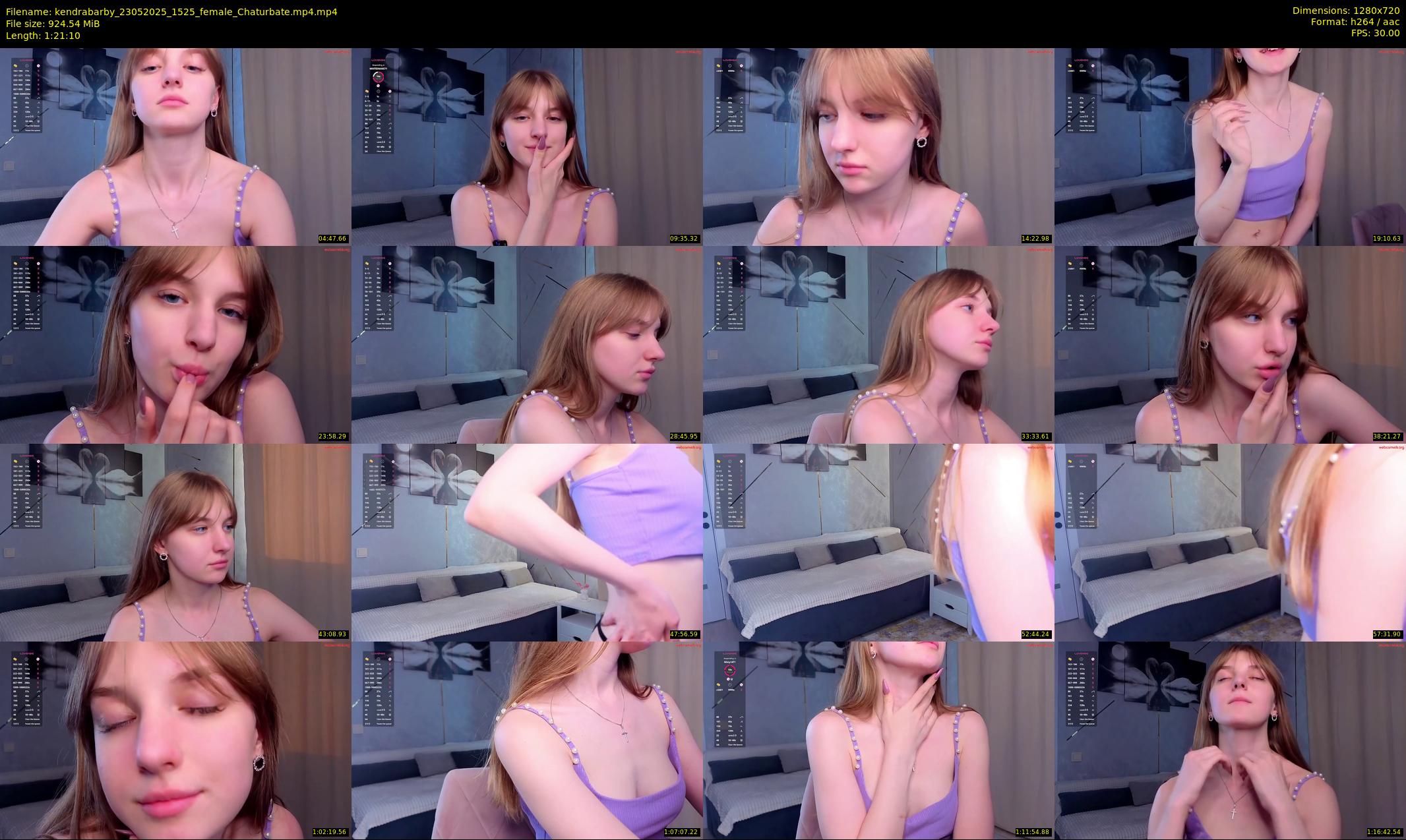 kendrabarby — 82 minute Chaturbate female cam show recording, 720p, May 23, 2025