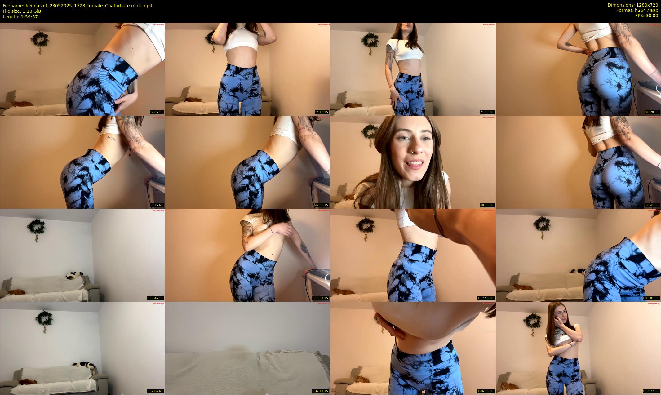 kennasoft — 120 minute Chaturbate female cam show recording, 720p, May 23, 2025