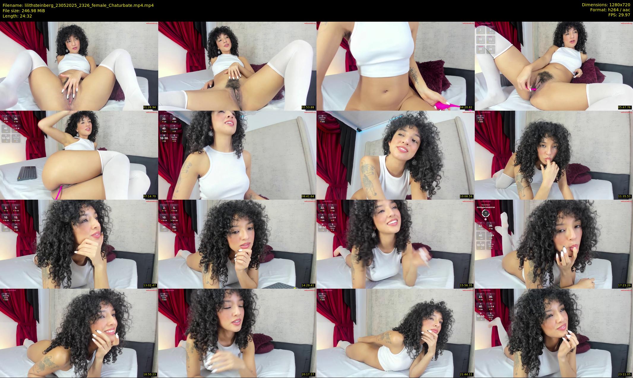 lilithsteinberg — 25 minute Chaturbate female cam show recording, 720p, May 23, 2025