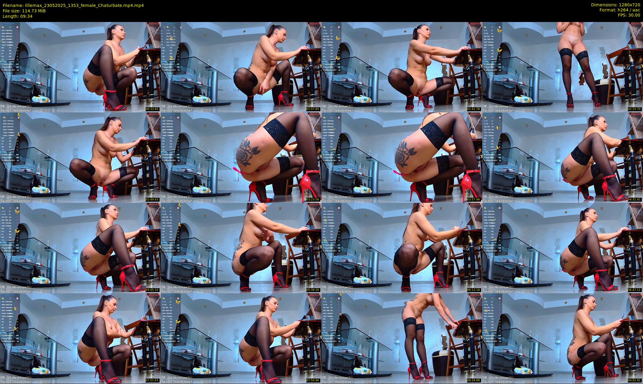 lillemax — 10 minute Chaturbate female cam show recording, 720p, May 23, 2025