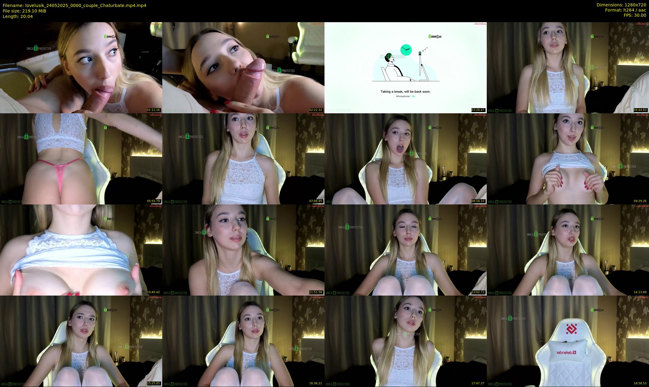 lovelusik — 21 minute Chaturbate couple cam show recording, 720p, May 24, 2025