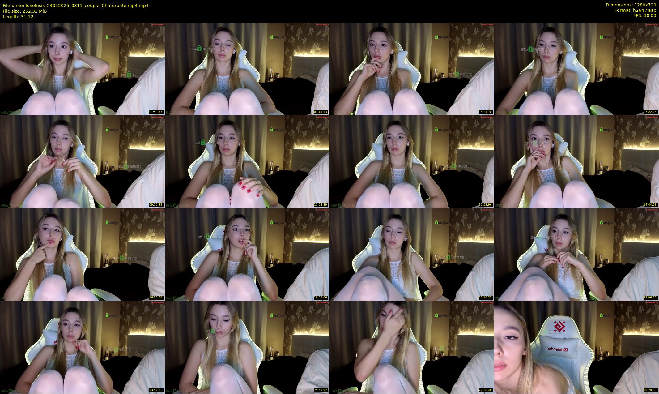 lovelusik — 32 minute Chaturbate couple cam show recording, 720p, May 24, 2025