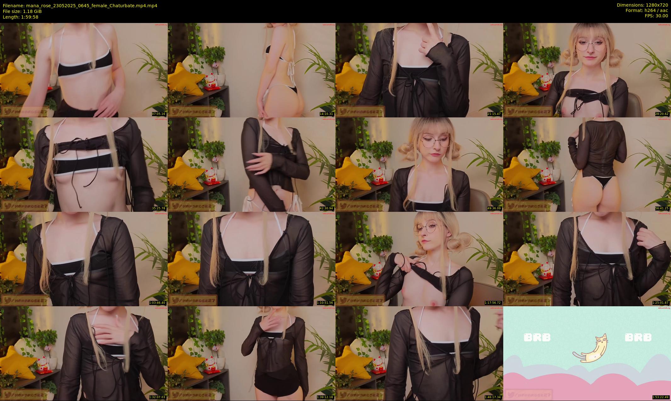 mana_rose — 120 minute Chaturbate female cam show recording, 720p, May 23, 2025
