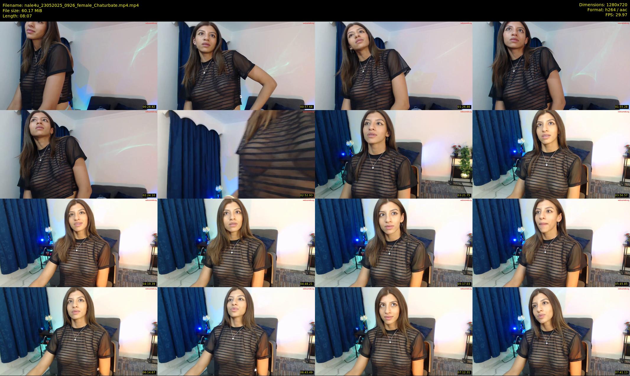 nale4u — 9 minute Chaturbate female cam show recording, 720p, May 23, 2025