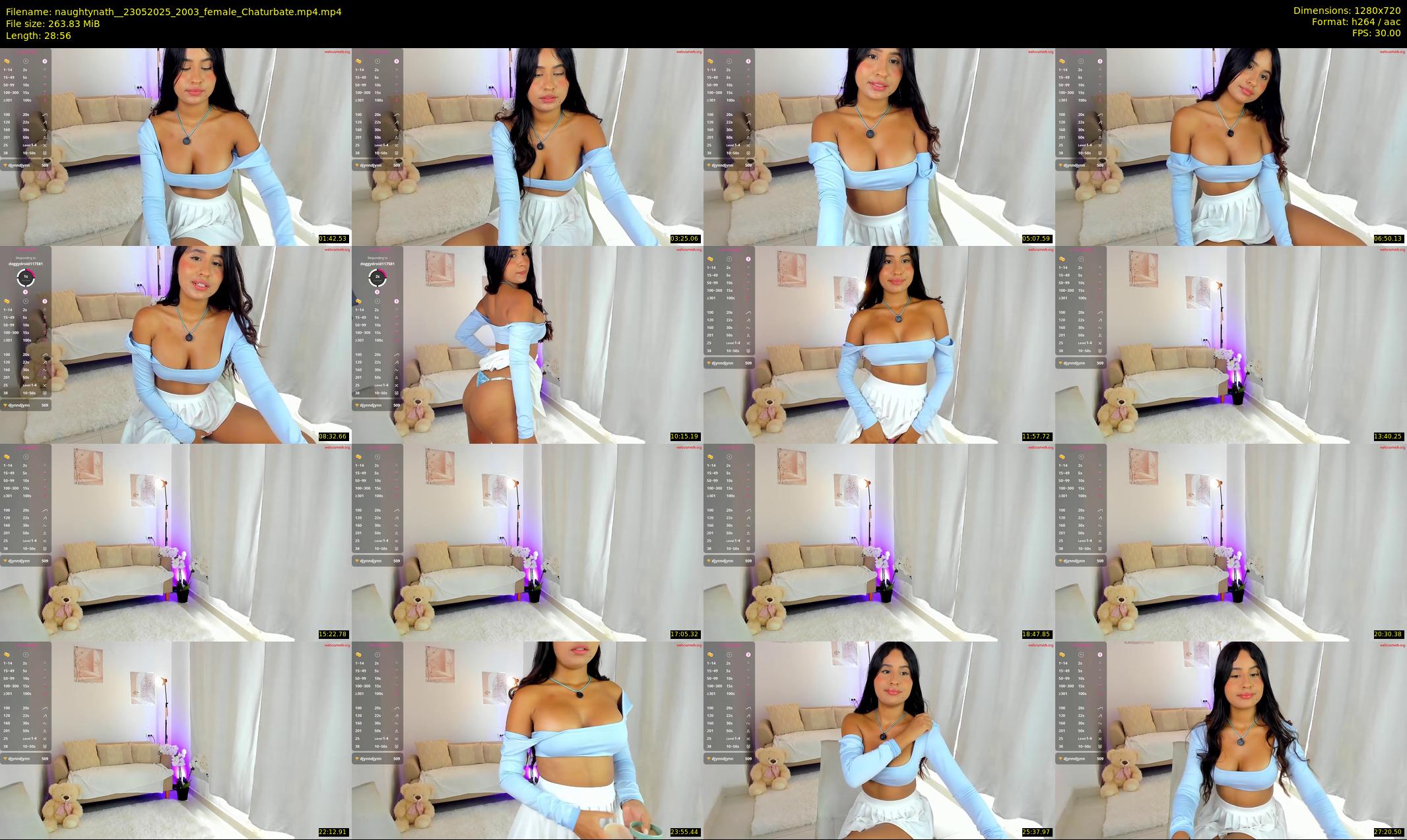naughtynath_ — 29 minute Chaturbate female cam show recording, 720p, May 23, 2025