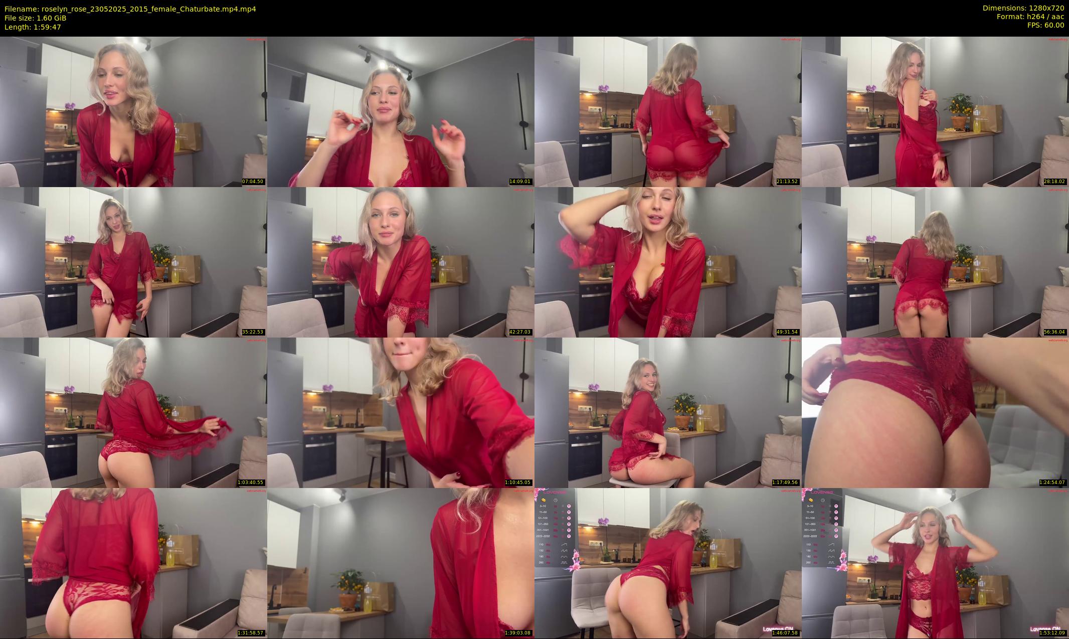 roselyn_rose — 120 minute Chaturbate female cam show recording, 720p, May 23, 2025