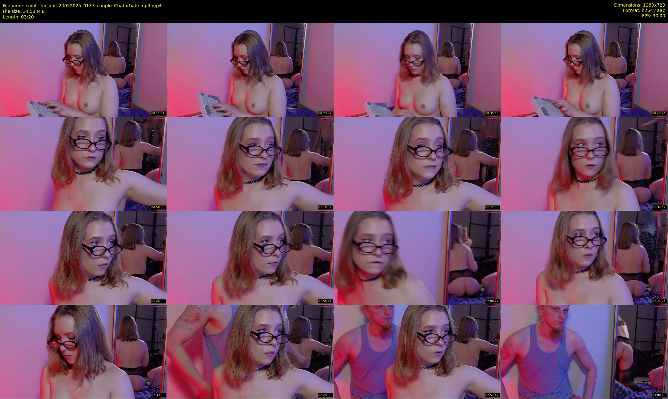 saint__vicious — 4 minute Chaturbate couple cam show recording, 720p, May 24, 2025