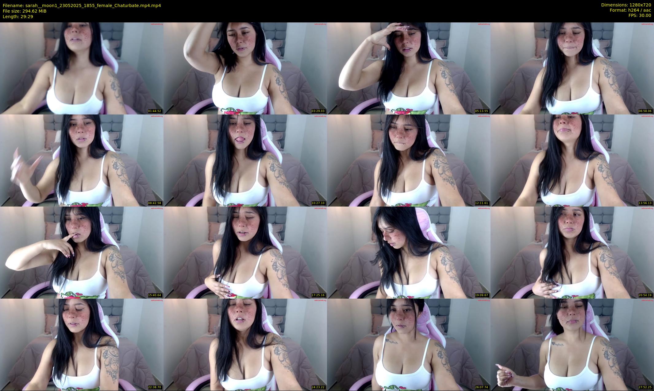 sarah__moon1 — 30 minute Chaturbate female cam show recording, 720p, May 23, 2025