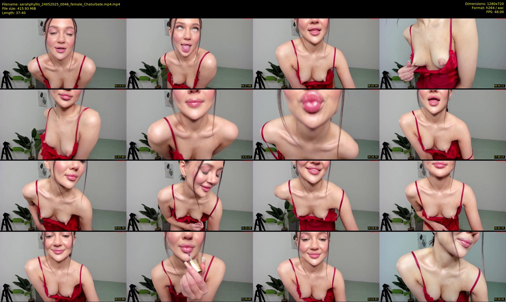 sarahphyllis — 38 minute Chaturbate female cam show recording, 720p, May 24, 2025
