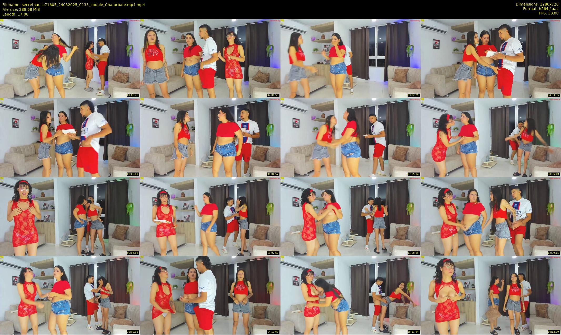 secrethause71605 — 18 minute Chaturbate couple cam show recording, 720p, May 24, 2025