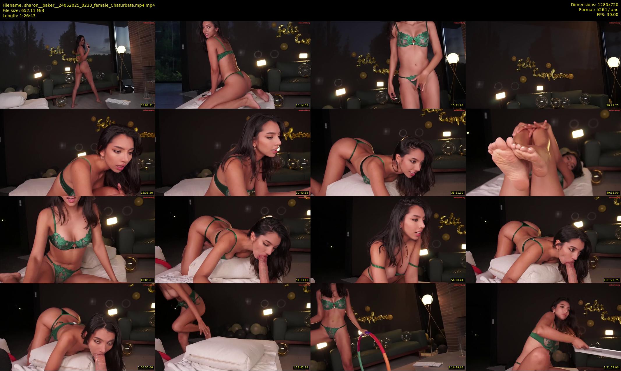 sharon__baker_ — 87 minute Chaturbate female cam show recording, 720p, May 24, 2025