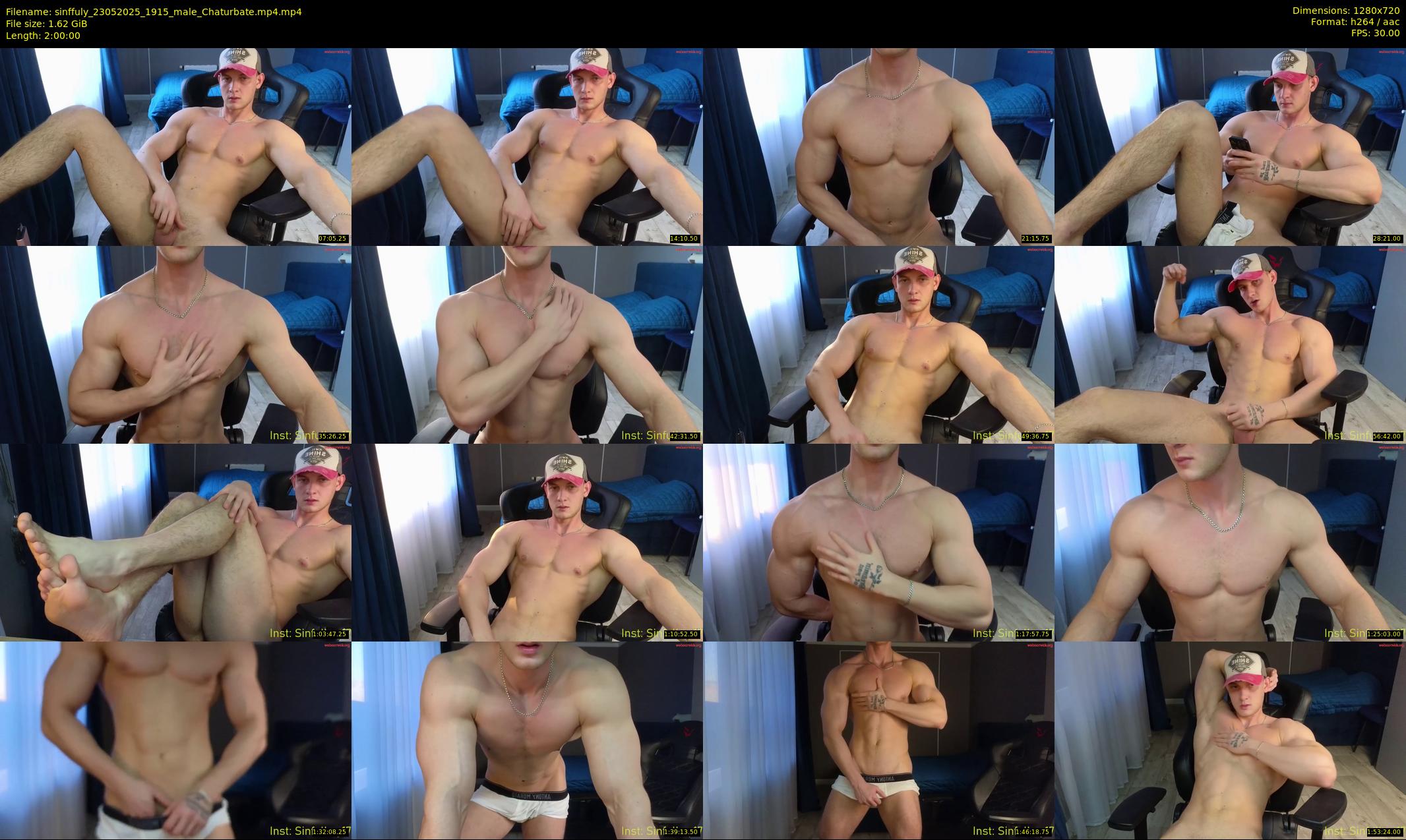 sinffuly — 120 minute Chaturbate male cam show recording, 720p, May 23, 2025