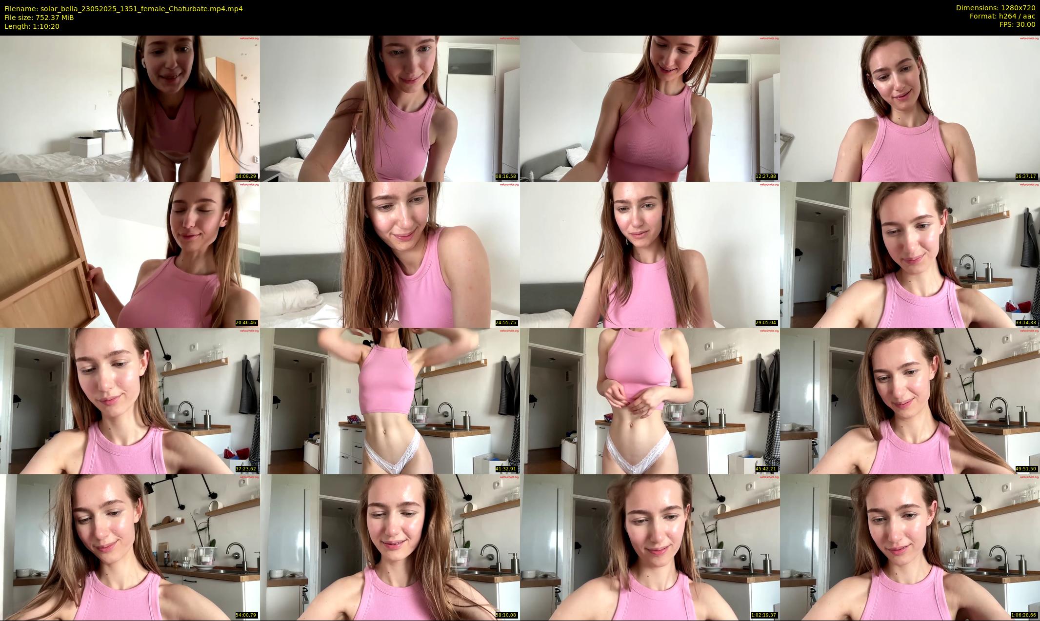 solar_bella — 71 minute Chaturbate female cam show recording, 720p, May 23, 2025
