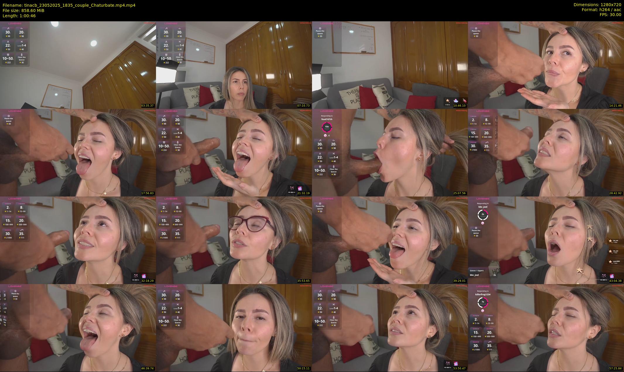 tinacb — 61 minute Chaturbate female cam show recording, 720p, May 23, 2025
