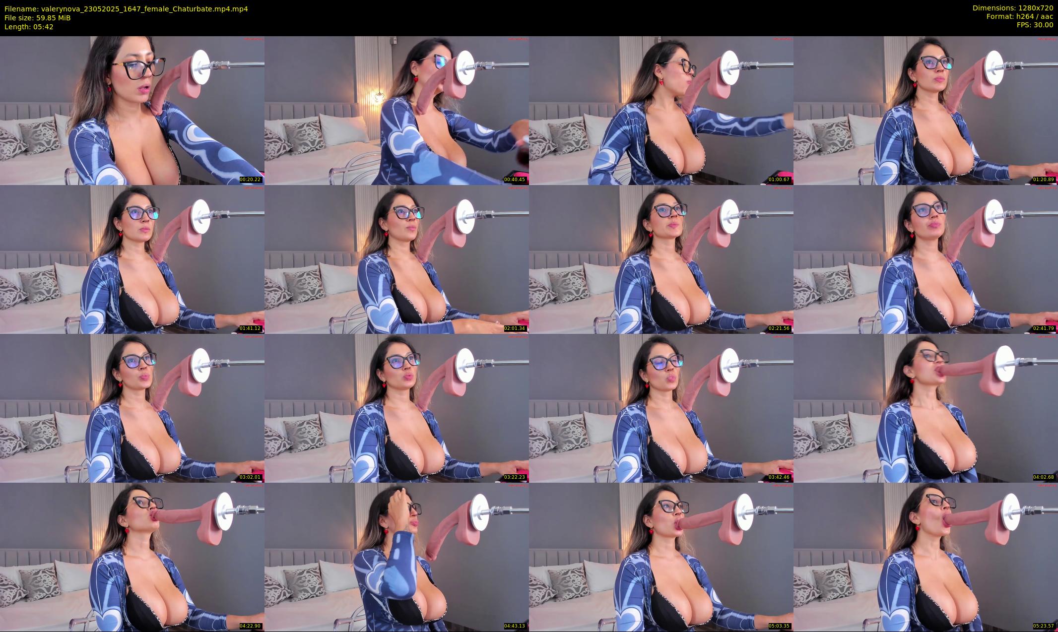 valerynova — 6 minute Chaturbate female cam show recording, 720p, May 23, 2025
