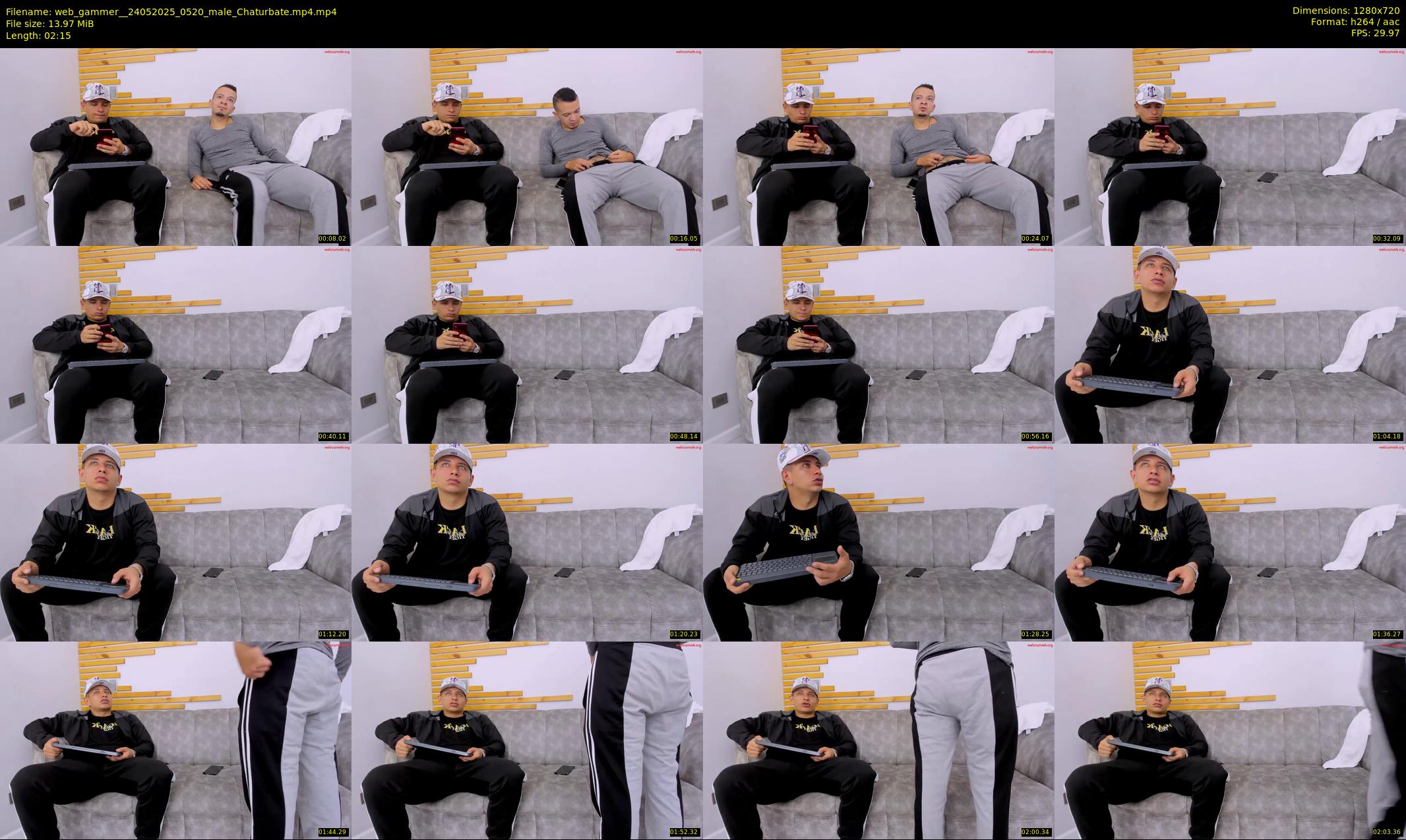 web_gammer_ — 3 minute Chaturbate male cam show recording, 720p, May 24, 2025