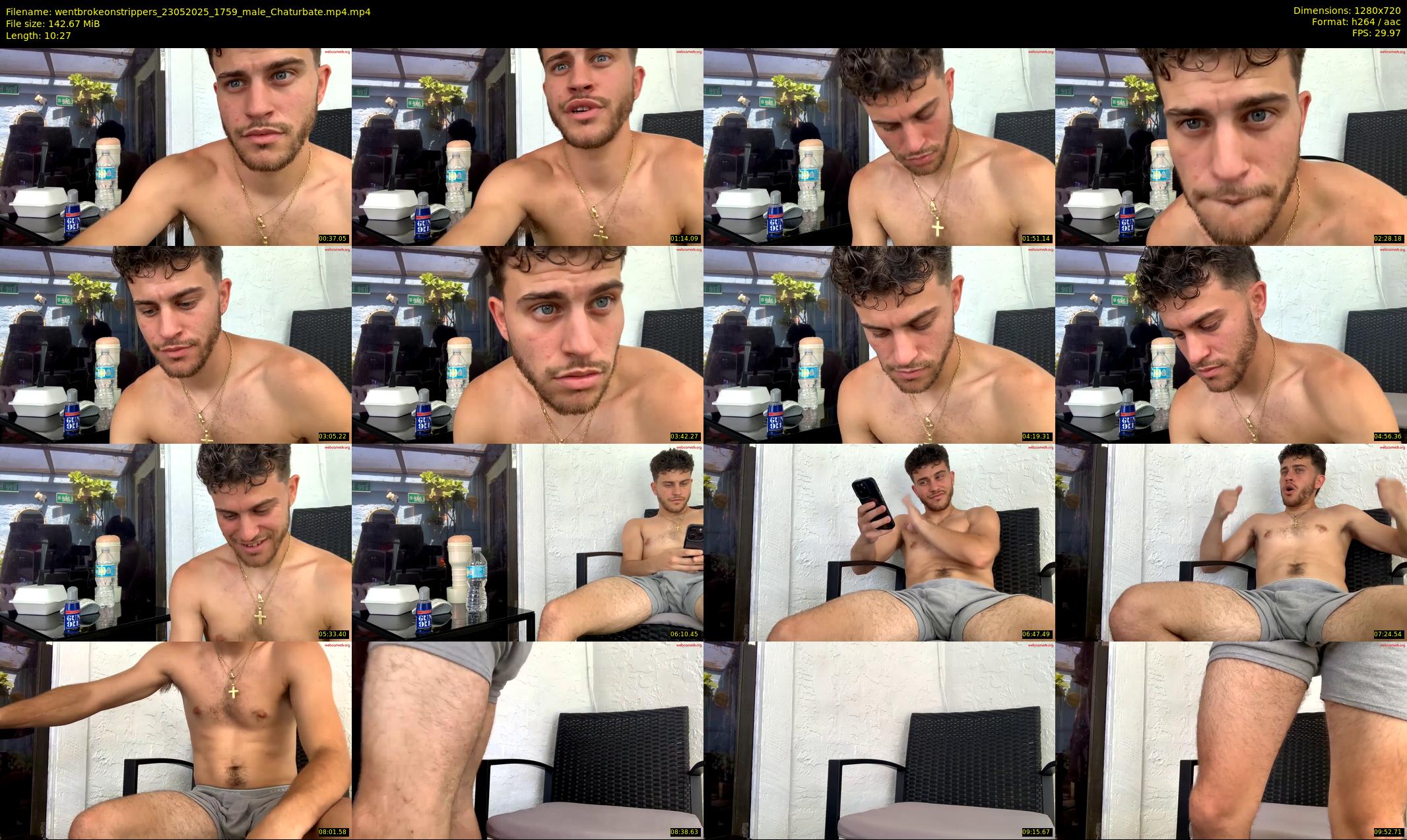 wentbrokeonstrippers — 11 minute Chaturbate male cam show recording, 720p, May 23, 2025