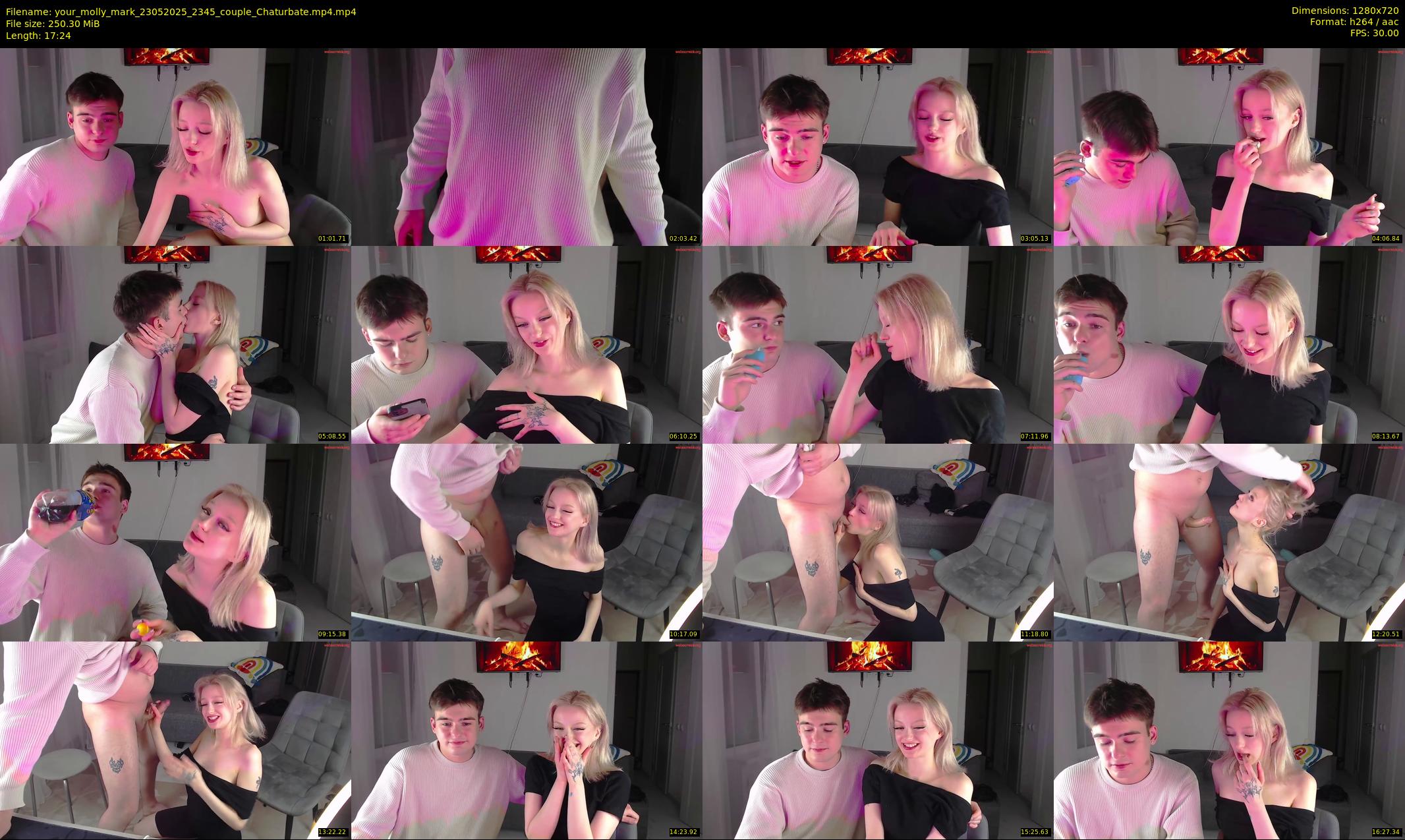 your_molly_mark — 18 minute Chaturbate couple cam show recording, 720p, May 23, 2025