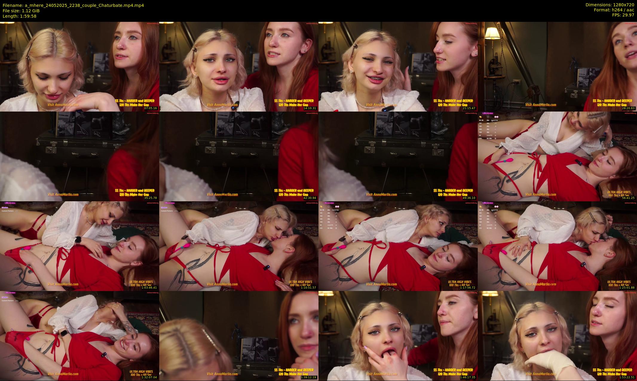 a_mhere — 120 minute Chaturbate couple cam show recording, 720p, May 24, 2025