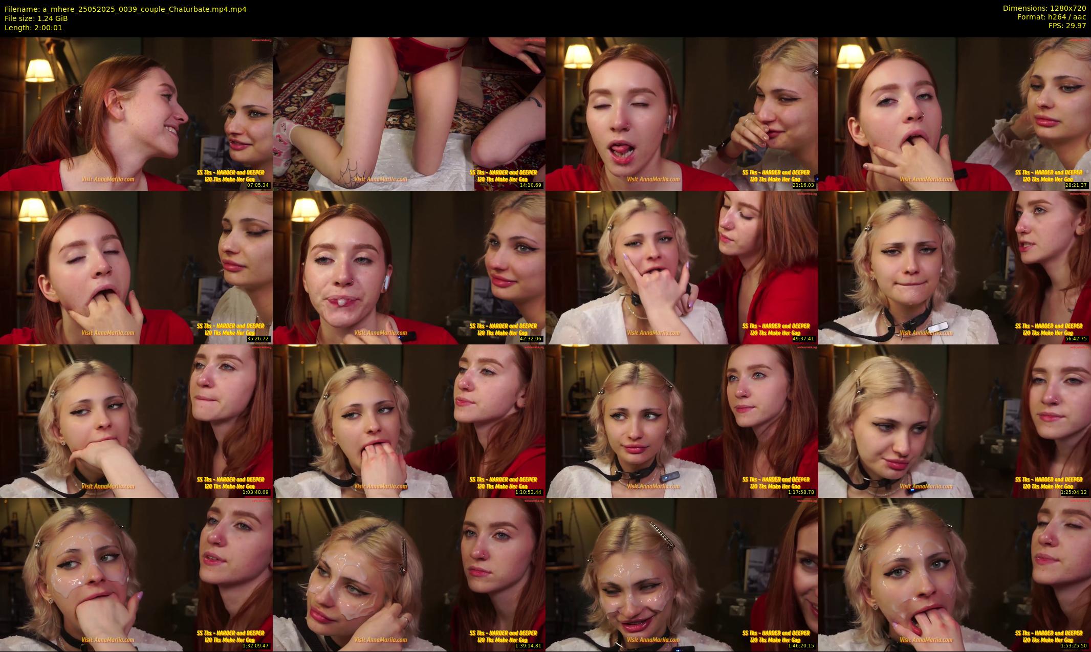a_mhere — 121 minute Chaturbate couple cam show recording, 720p, May 25, 2025